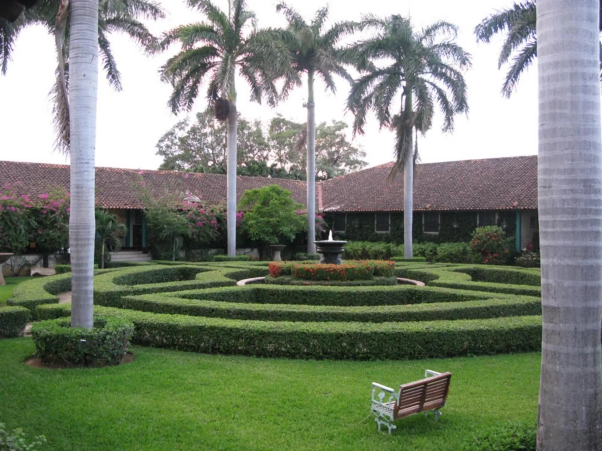 Garden in Hotel El Convento Leon Nicaragua