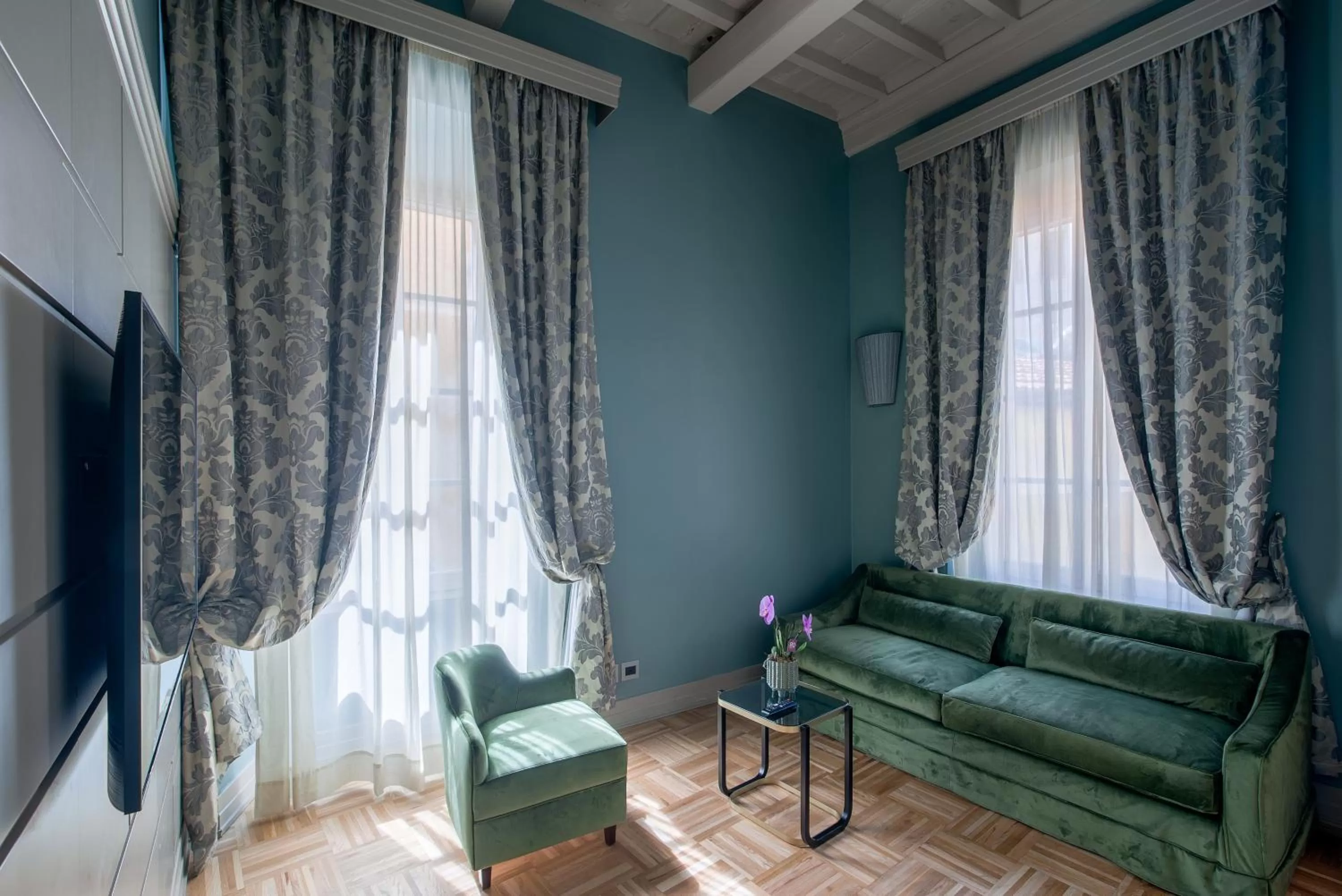 Seating area in Hotel Number Nine