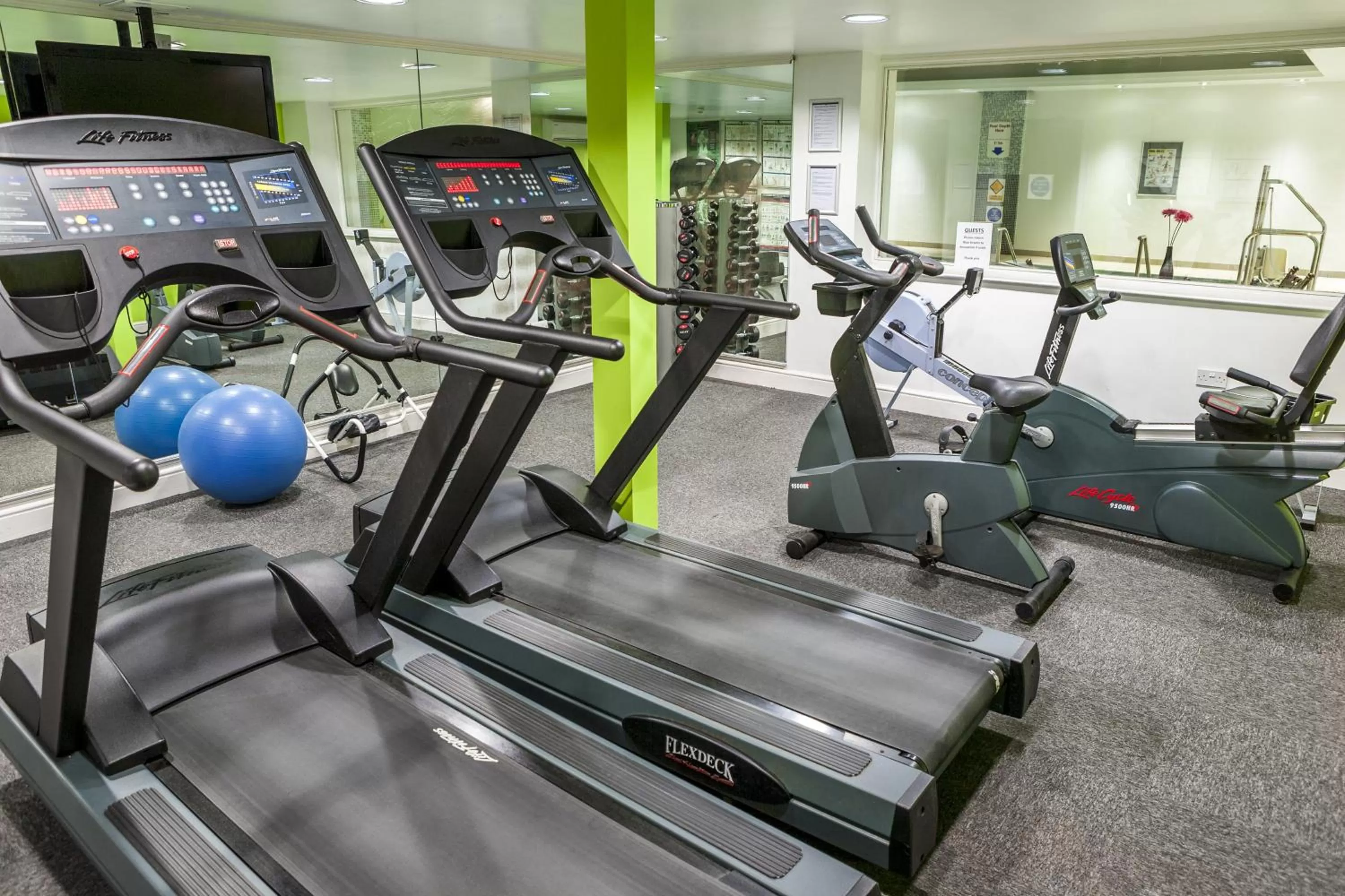 Fitness centre/facilities in Broome Park Hotel