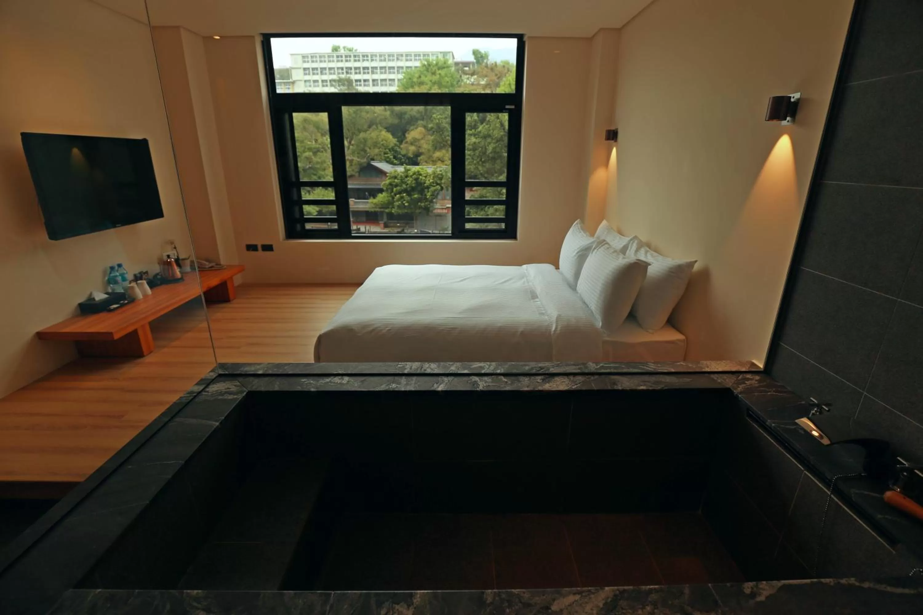 Bed in Water House