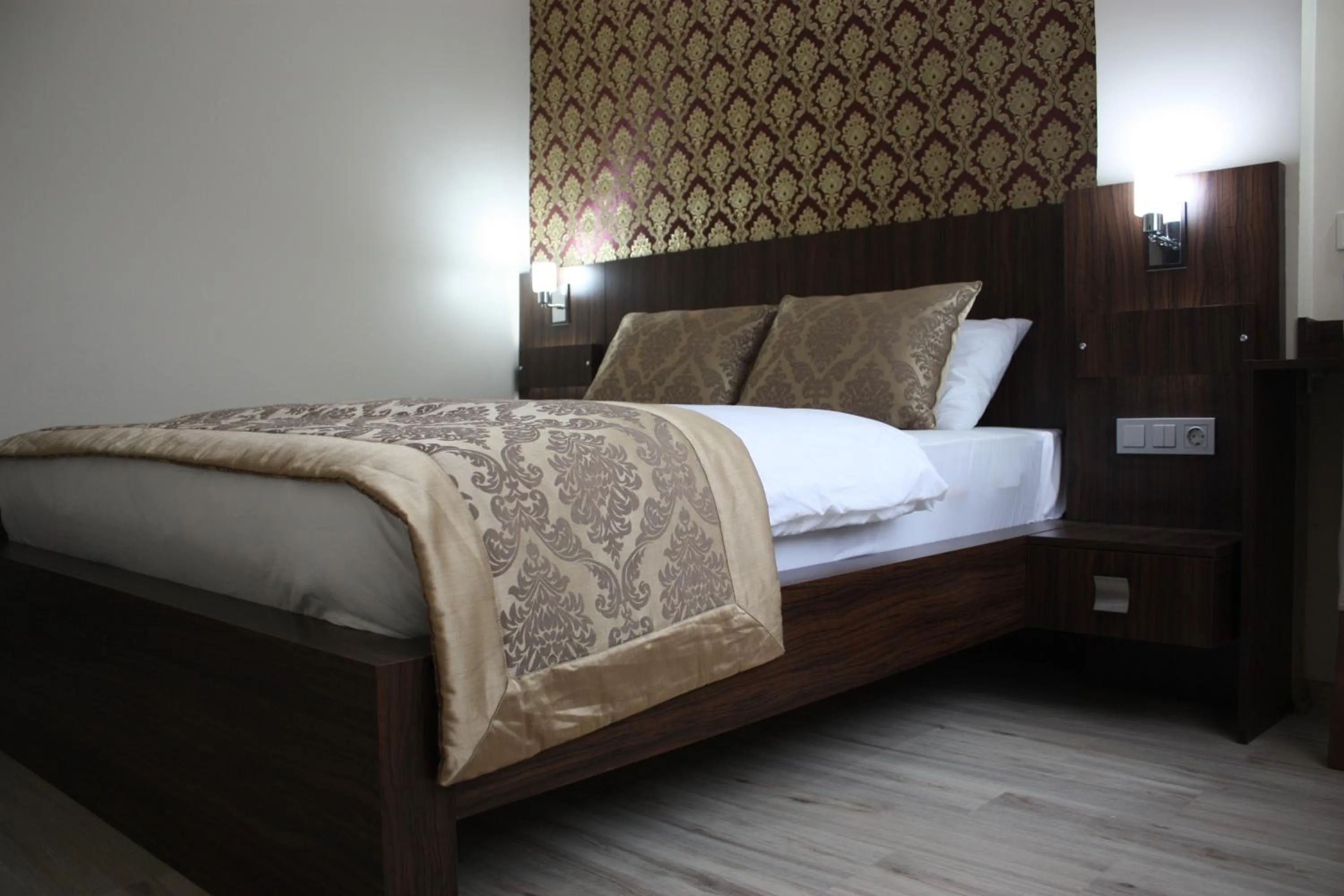 Decorative detail, Bed in Istanbul Central Hotel