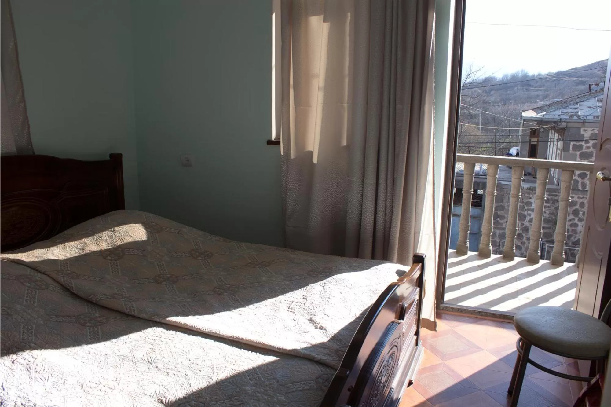 Bed in Tatev Shinuhayr Hotel'