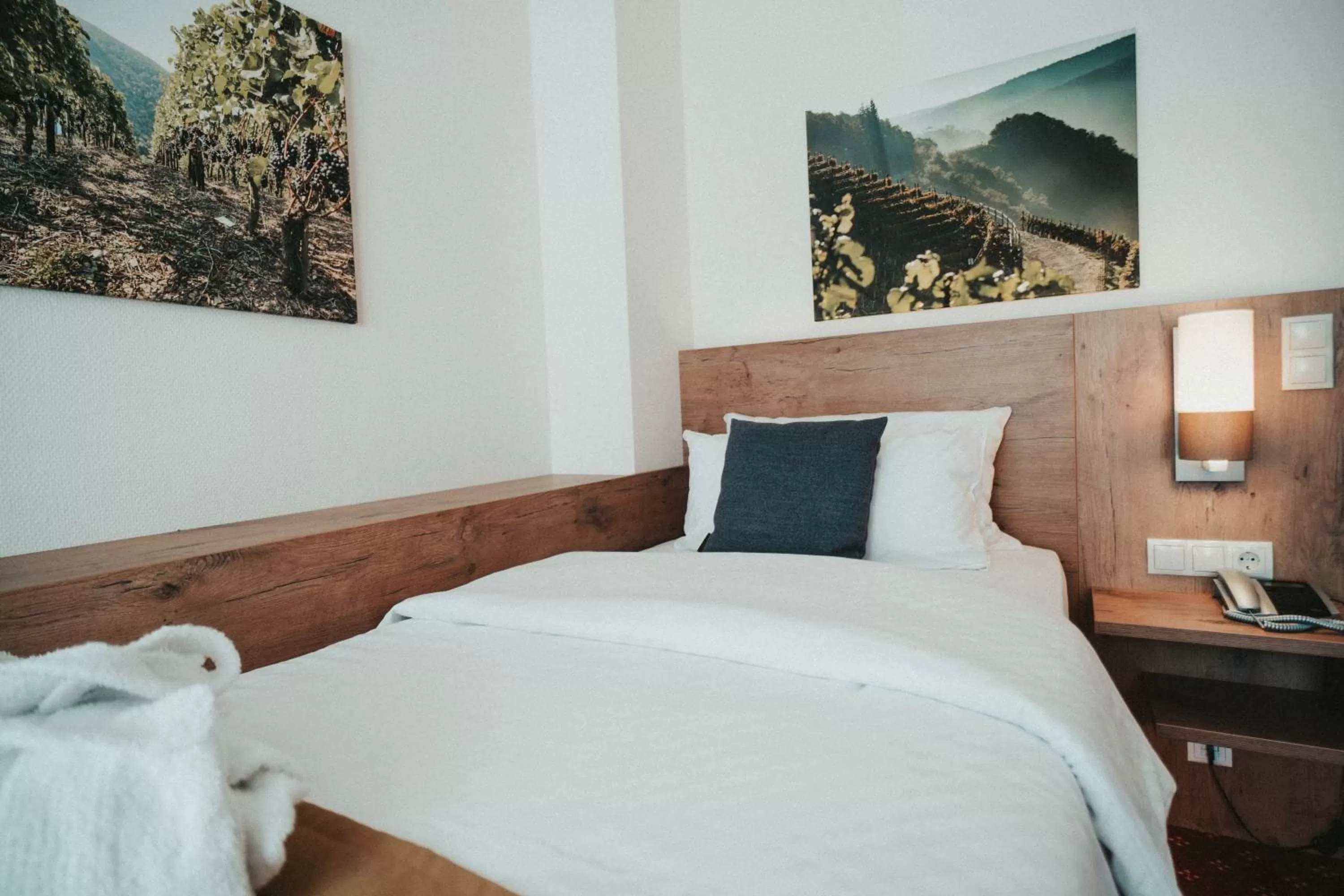 Bed in Hotel Rodderhof