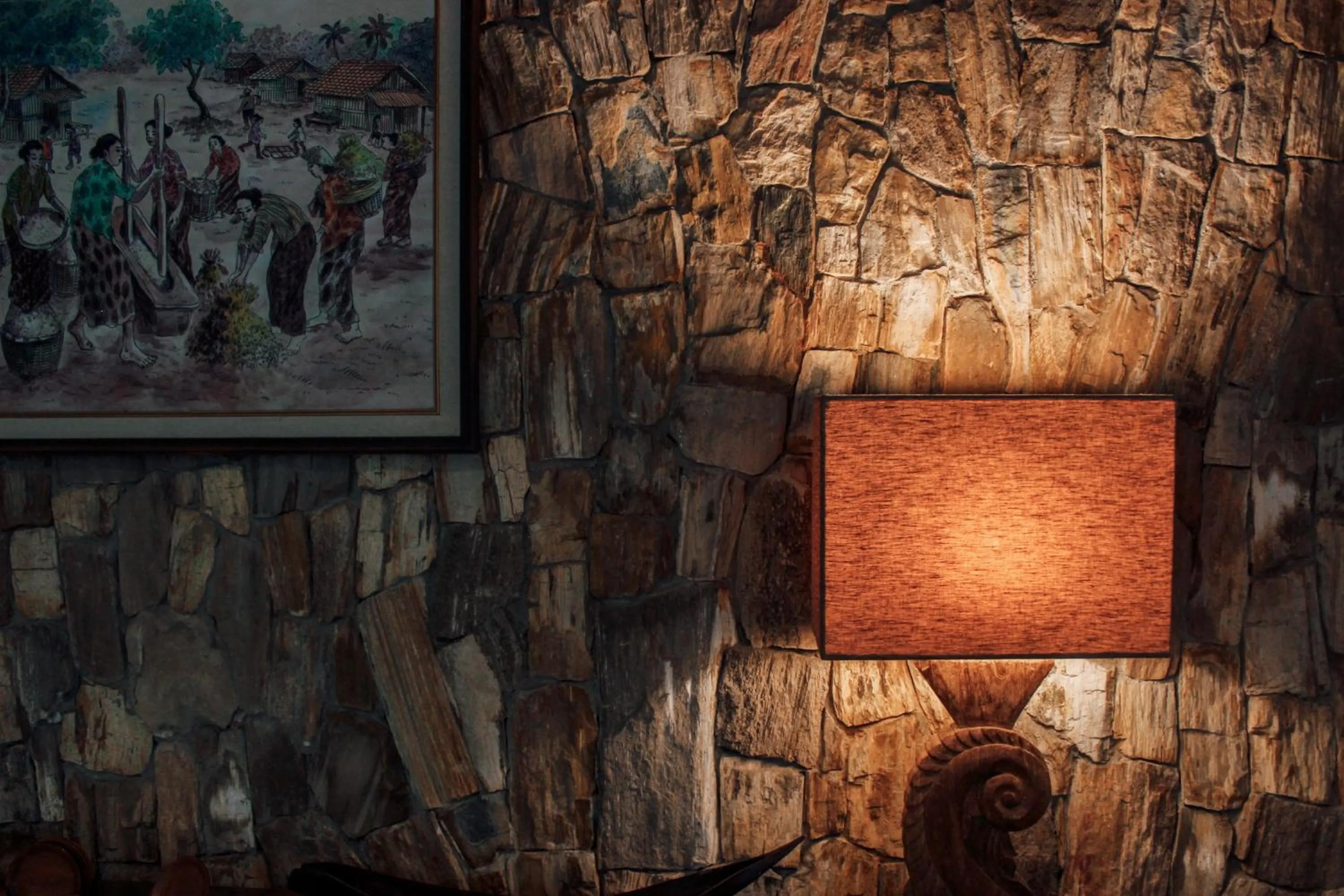 Decorative detail in Hotel Graha Kinasih Kotabaru