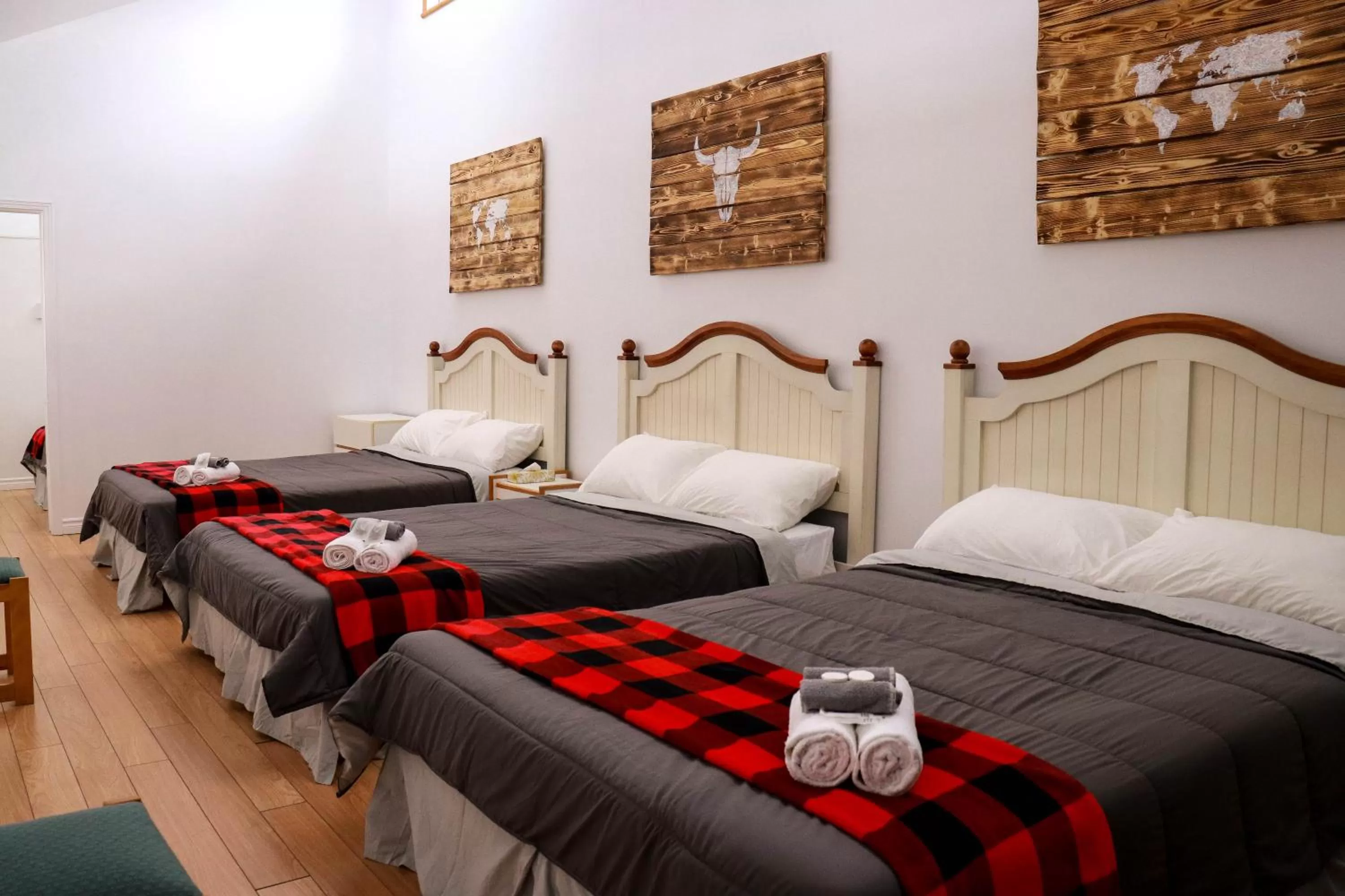 Bedroom, Bed in Complexe les neiges