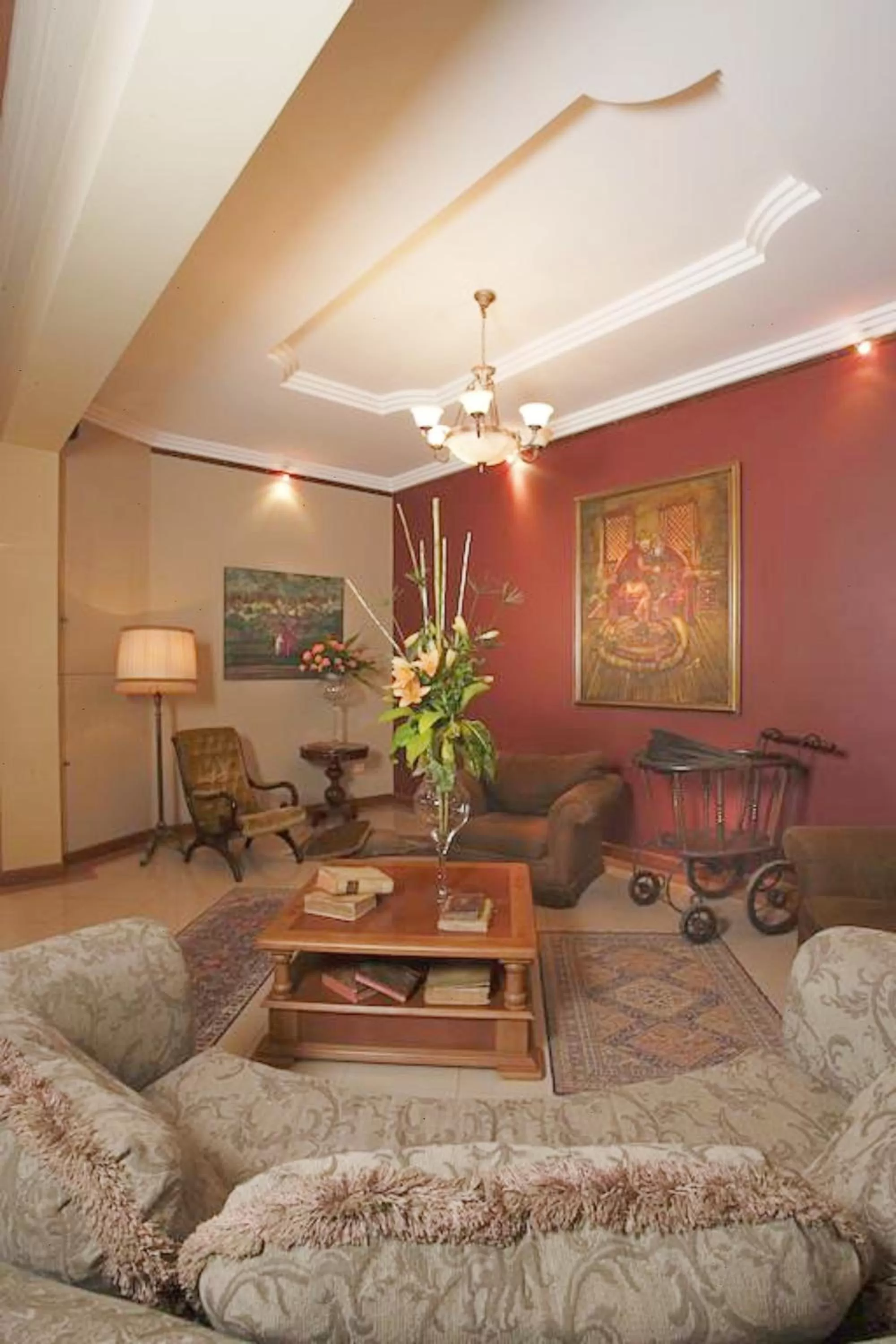 Seating area in Hotel Carvallo