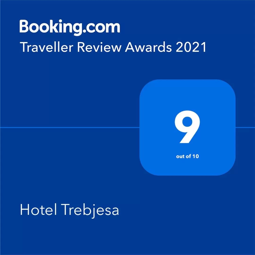 Certificate/Award, Logo/Certificate/Sign/Award in Hotel Trebjesa