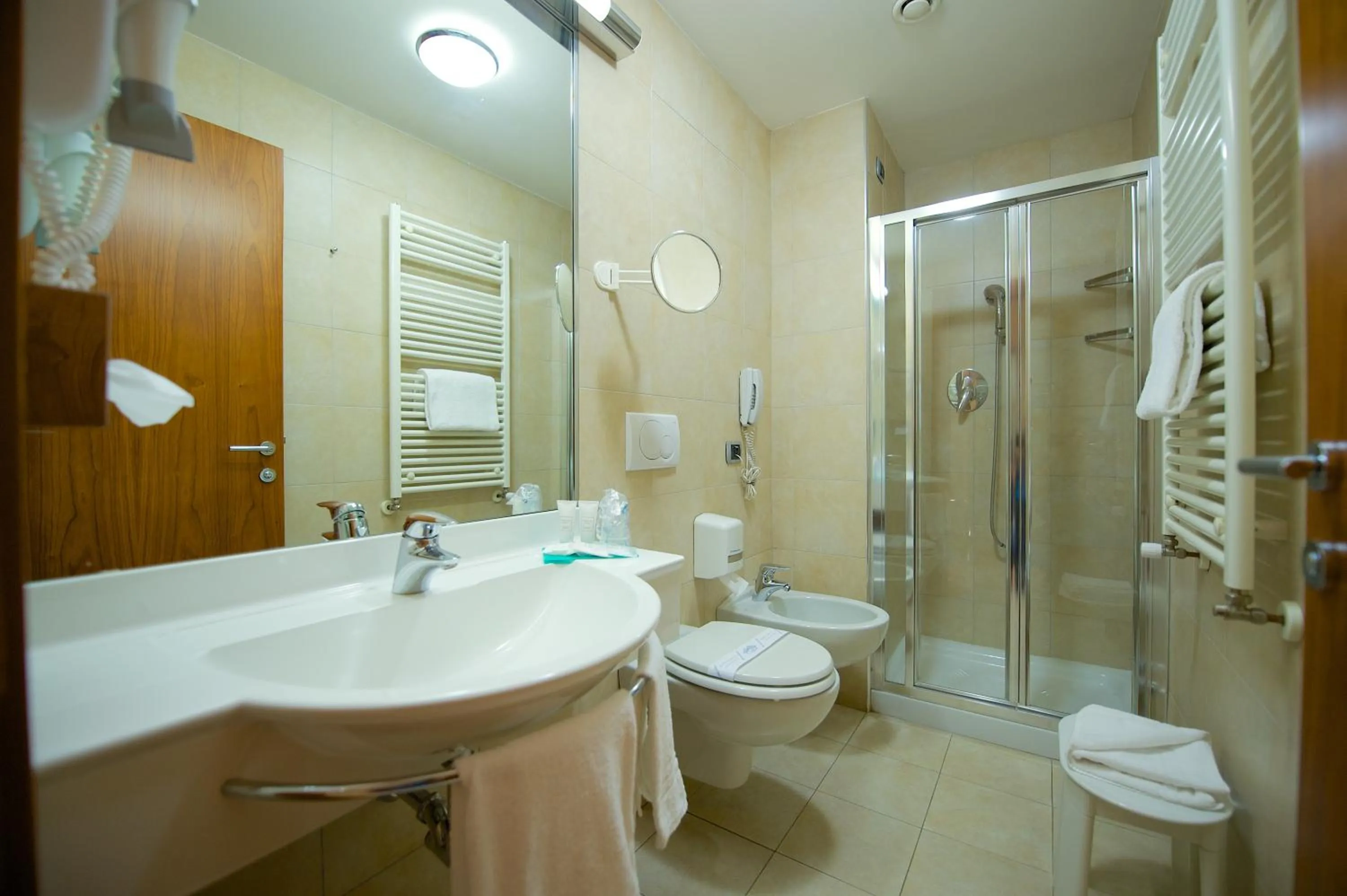 Shower in Best Western Crystal Palace Hotel