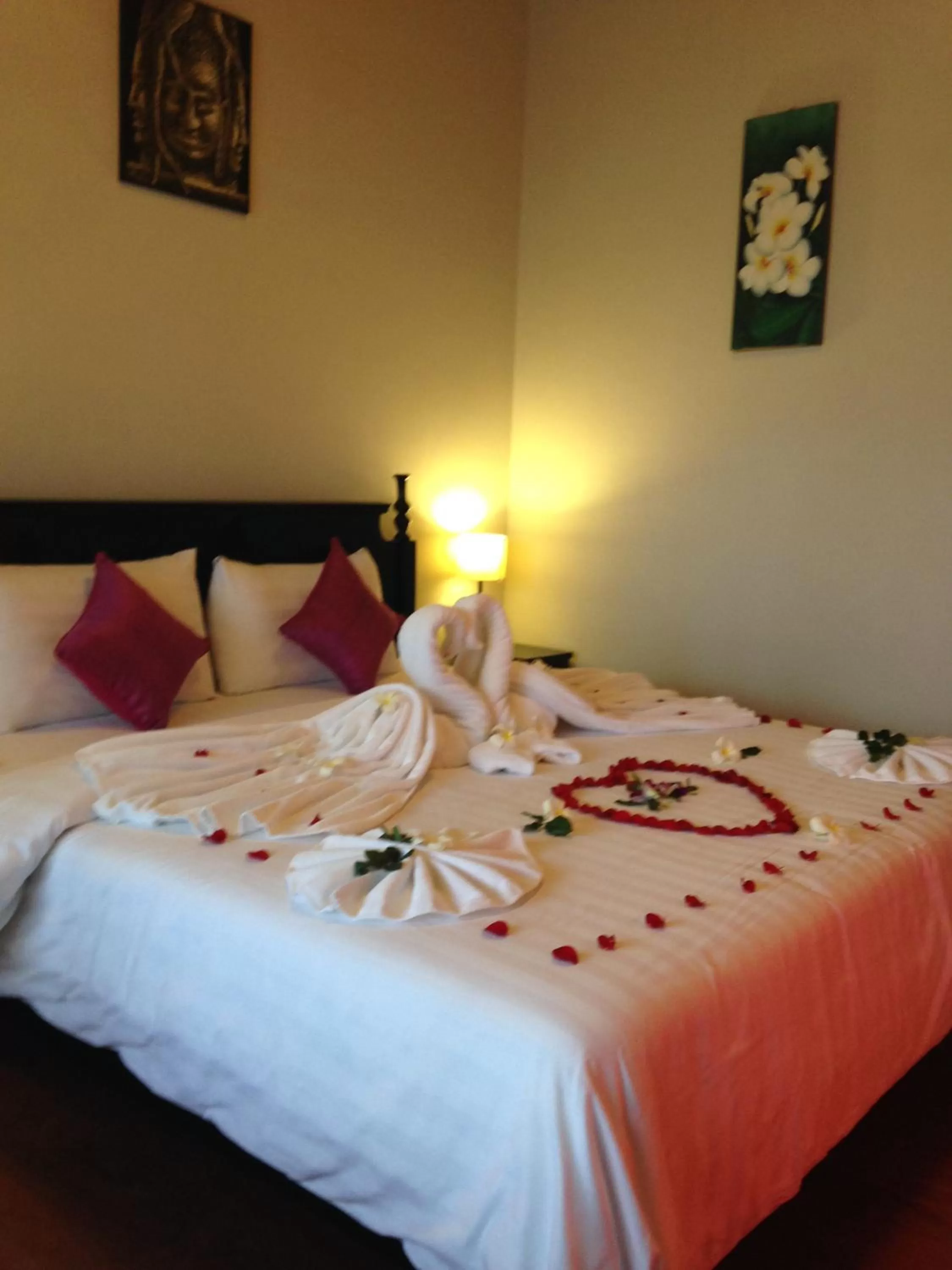 Bed in Cozy Boutique Hotel