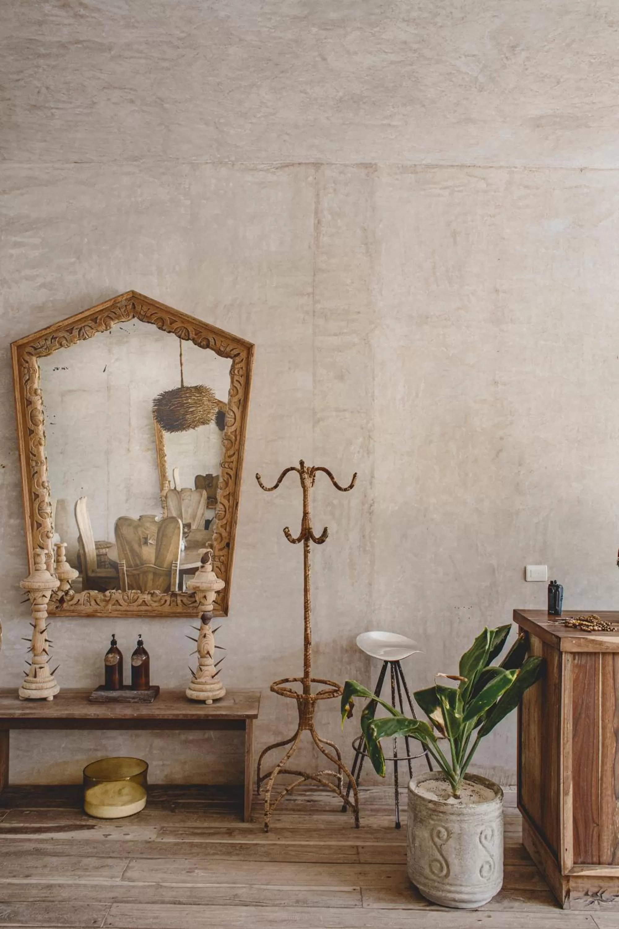 Decorative detail in La Valise Tulum, Member of Small Luxury Hotels