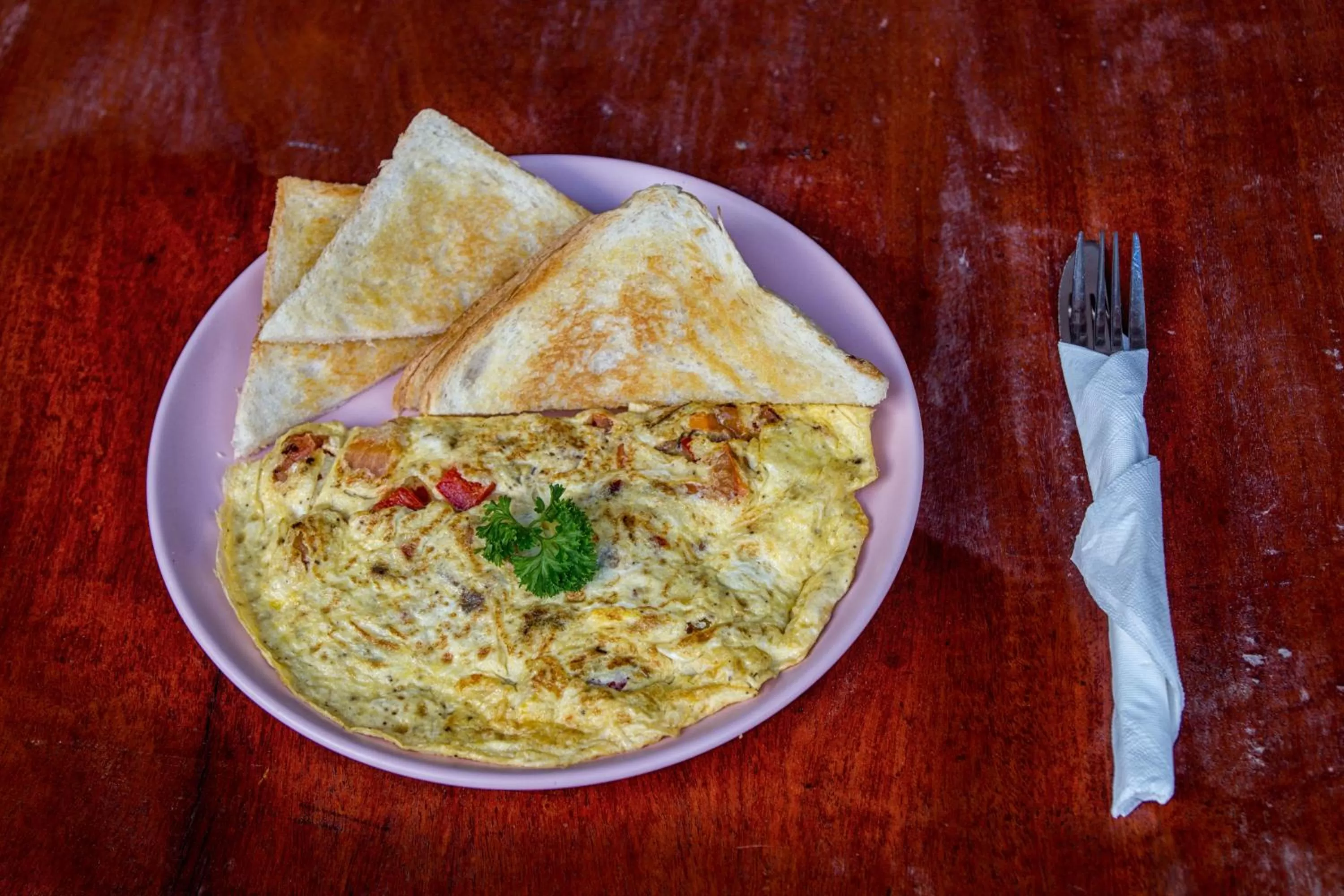 Food in Poolside Villa