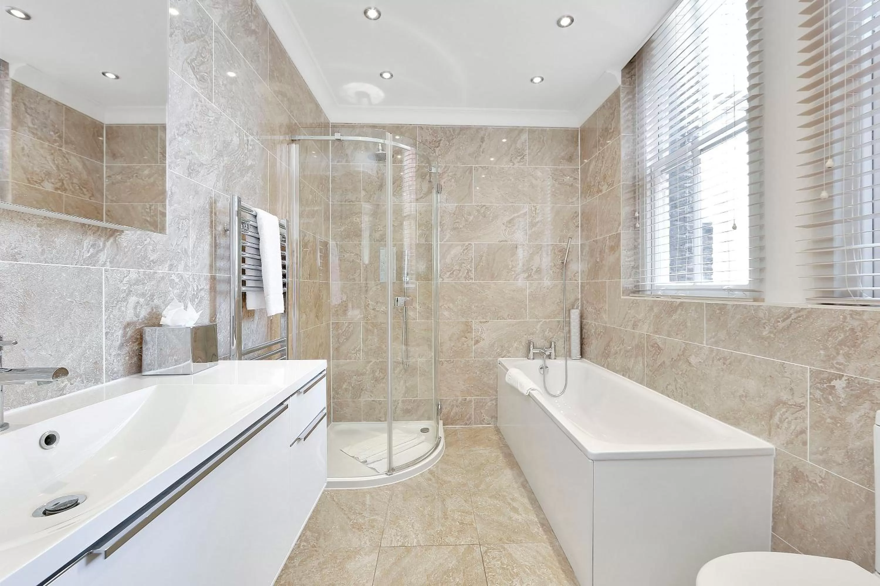 Shower in No1 The Mansions By Mansley