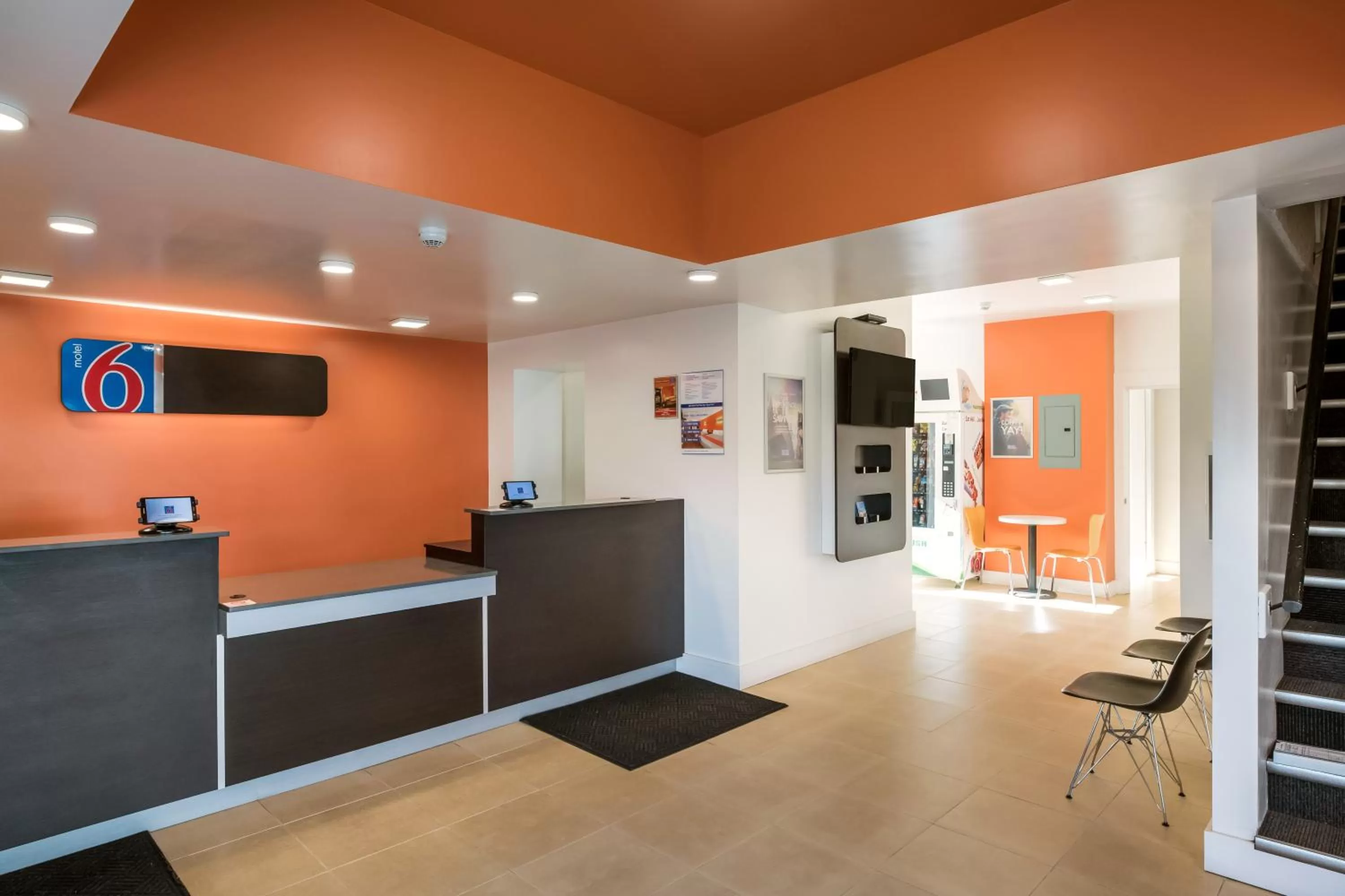 Lobby or reception in Motel 6-Moncton, NB