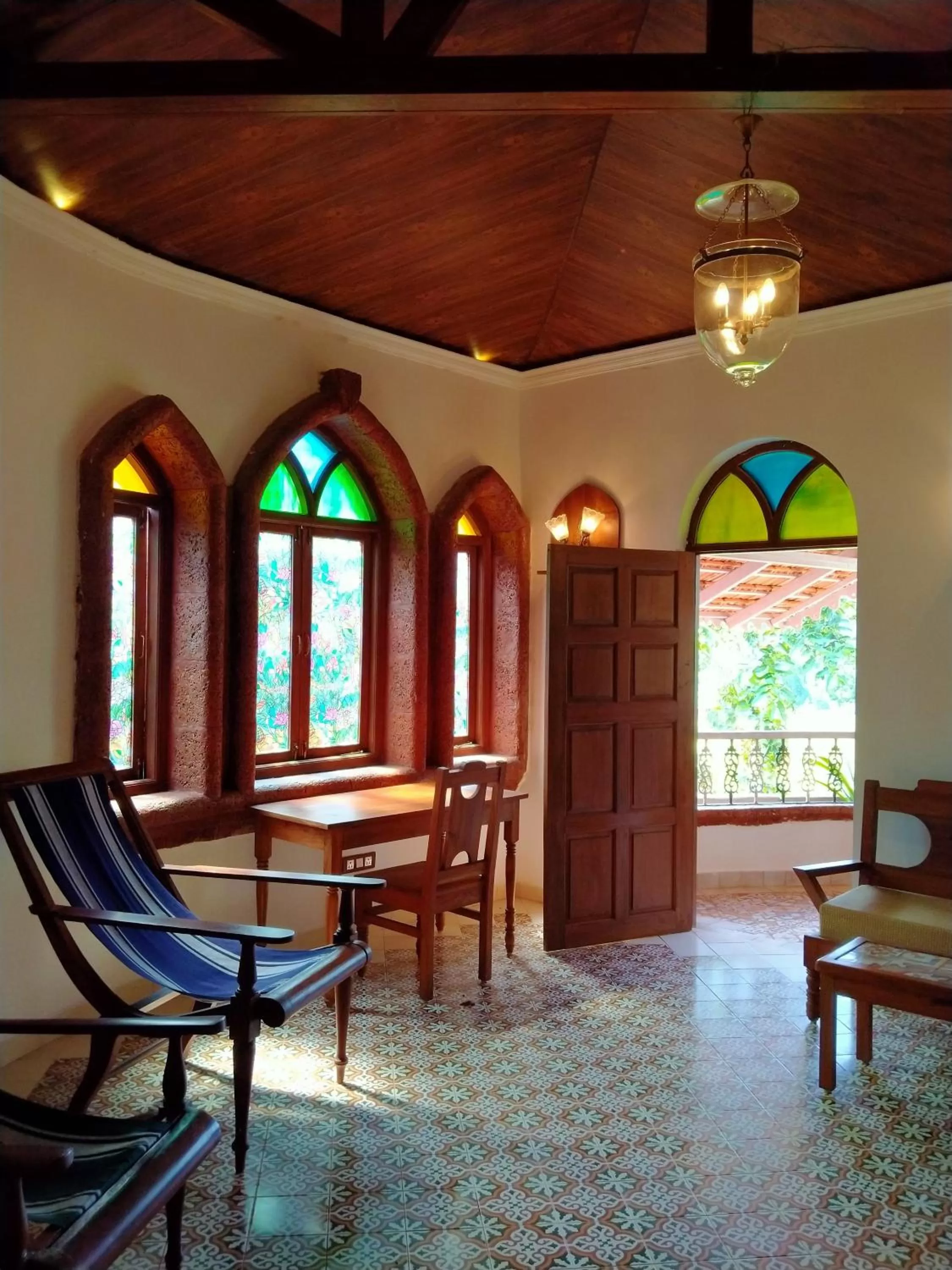 Living room in Porsu