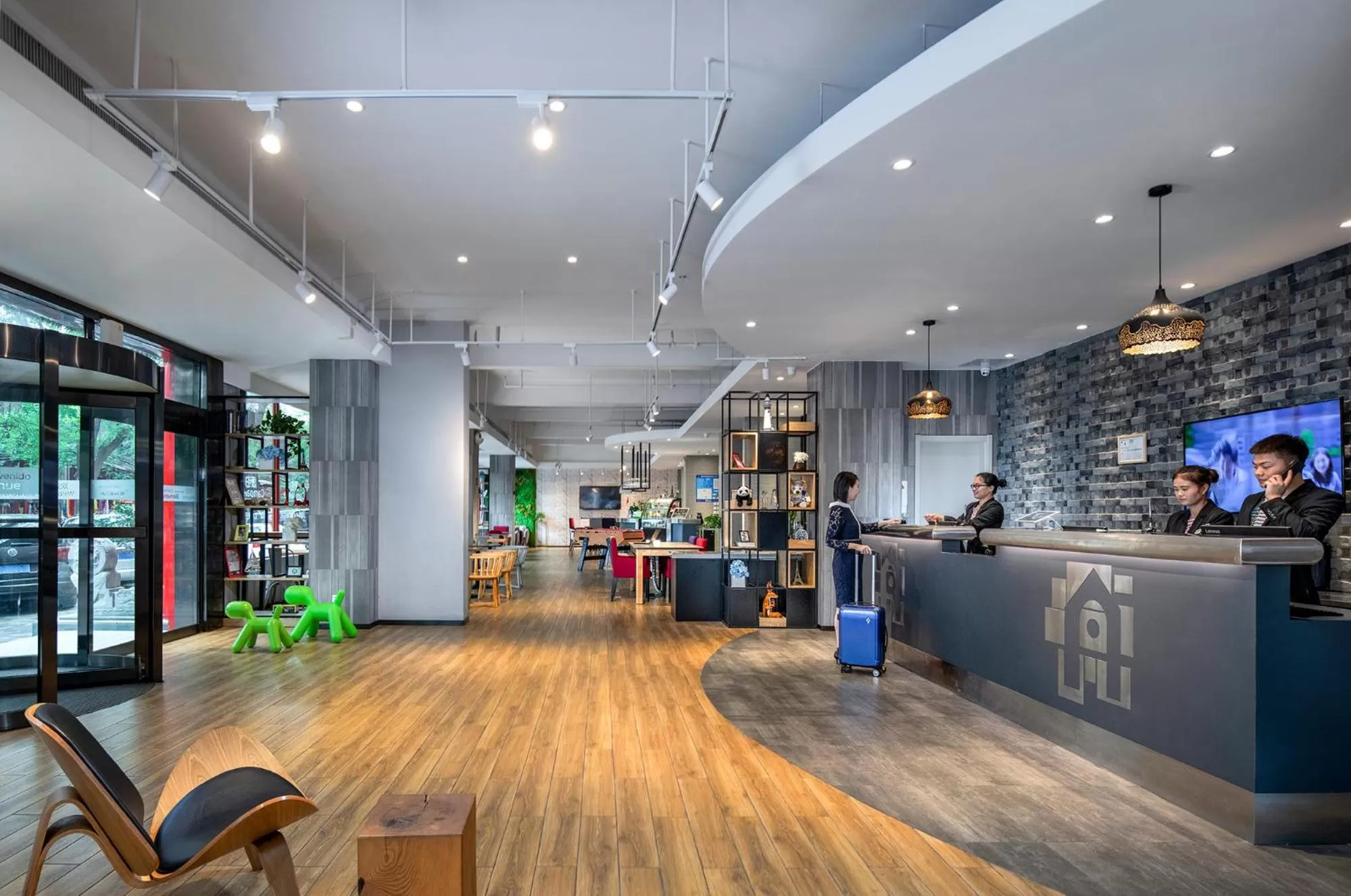 Lobby or reception in Campanile Xi'an Bell Tower Huimin Street