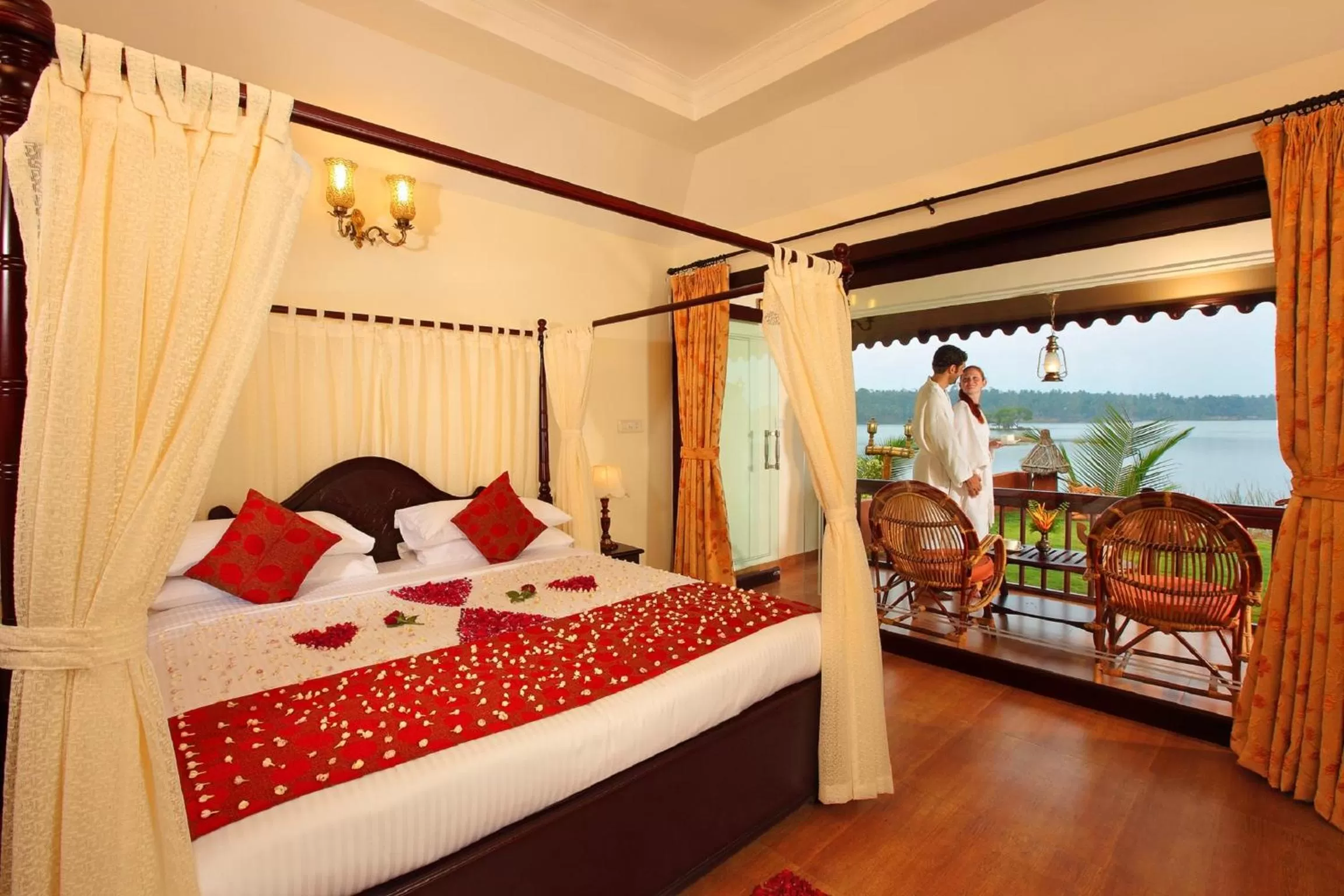 Photo of the whole room, Bed in Fragrant Nature Backwater Resort & Ayurveda Spa Kollam