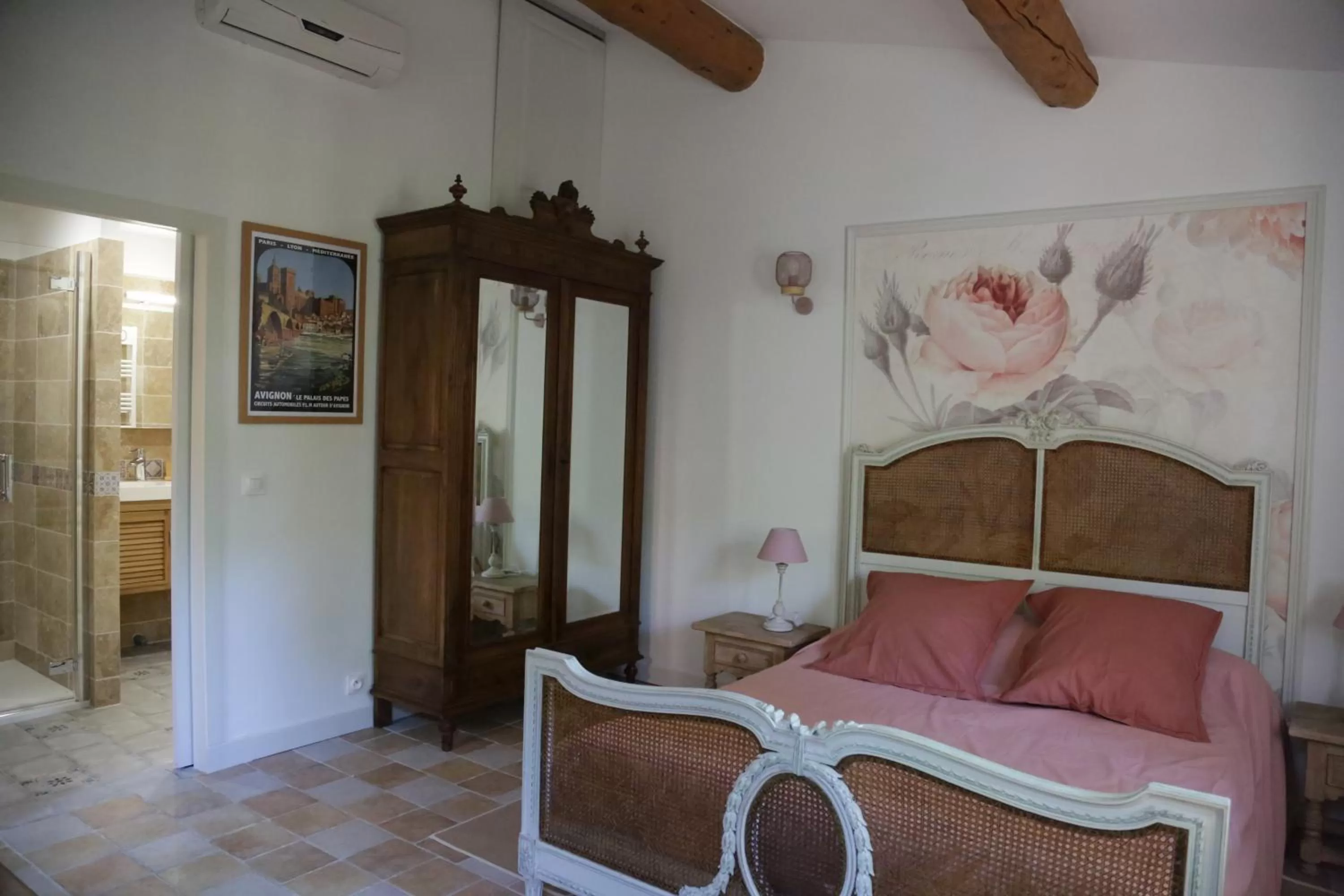 Double Room - Rose in Le Pavillon Vert - B&B