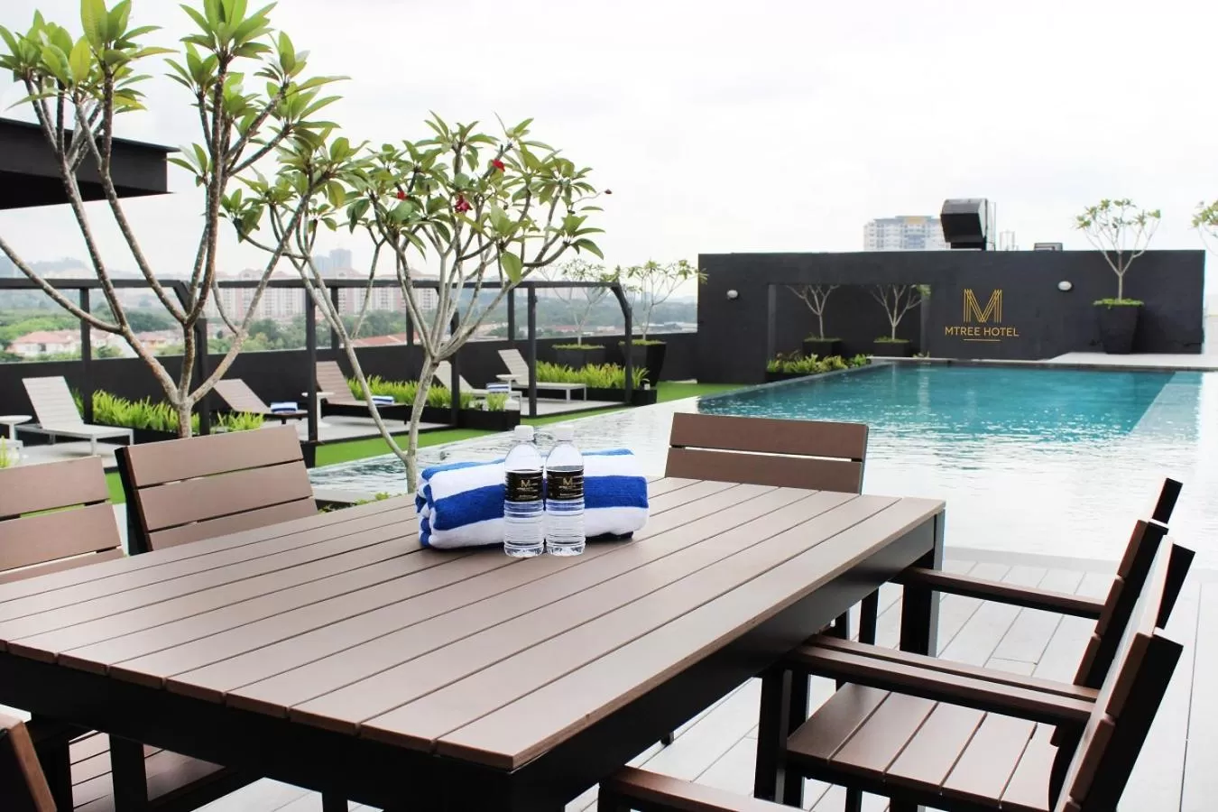 Swimming pool in MTREE Hotel