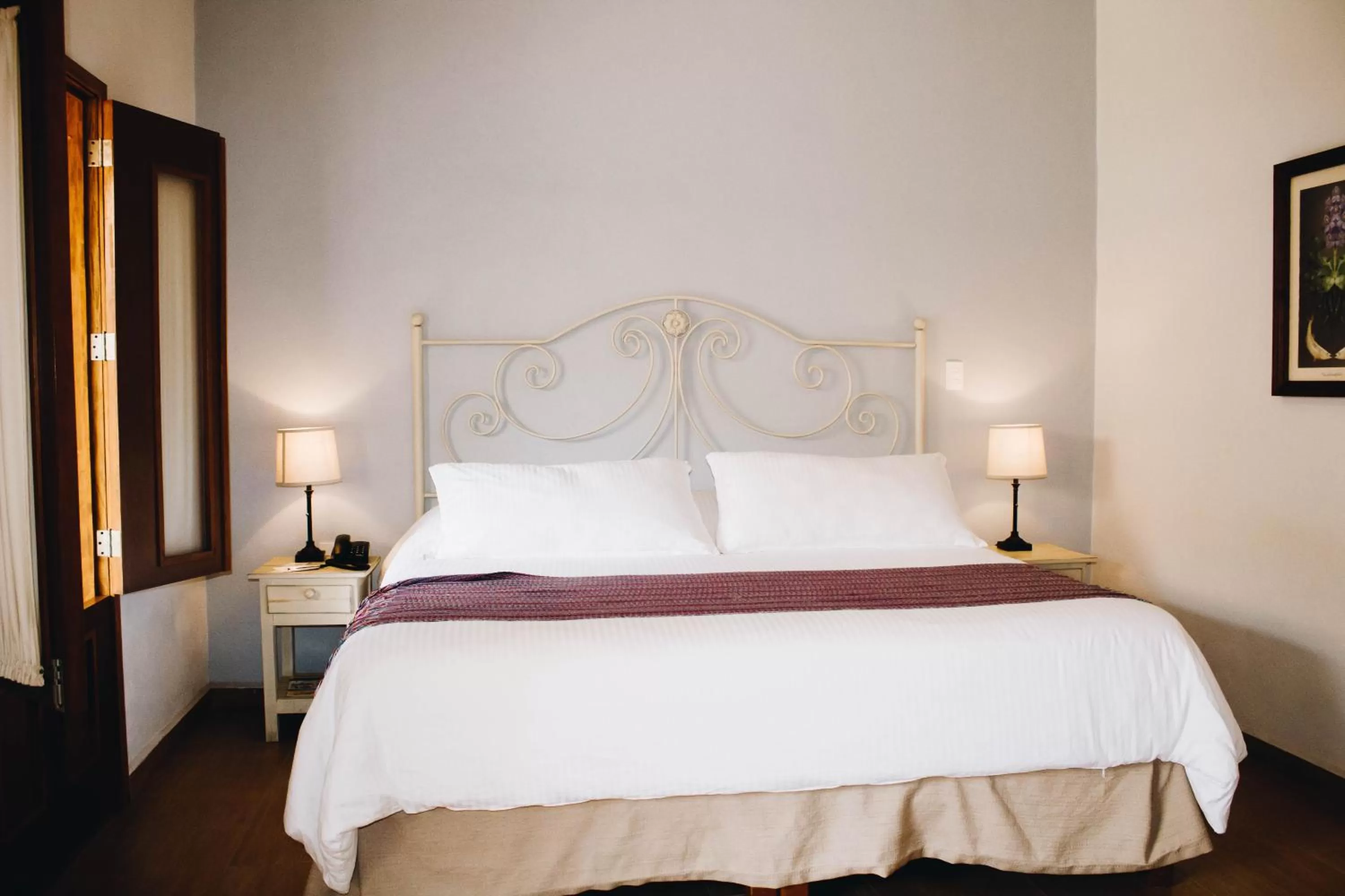 Bed in Hotel La Casona de Don Jorge