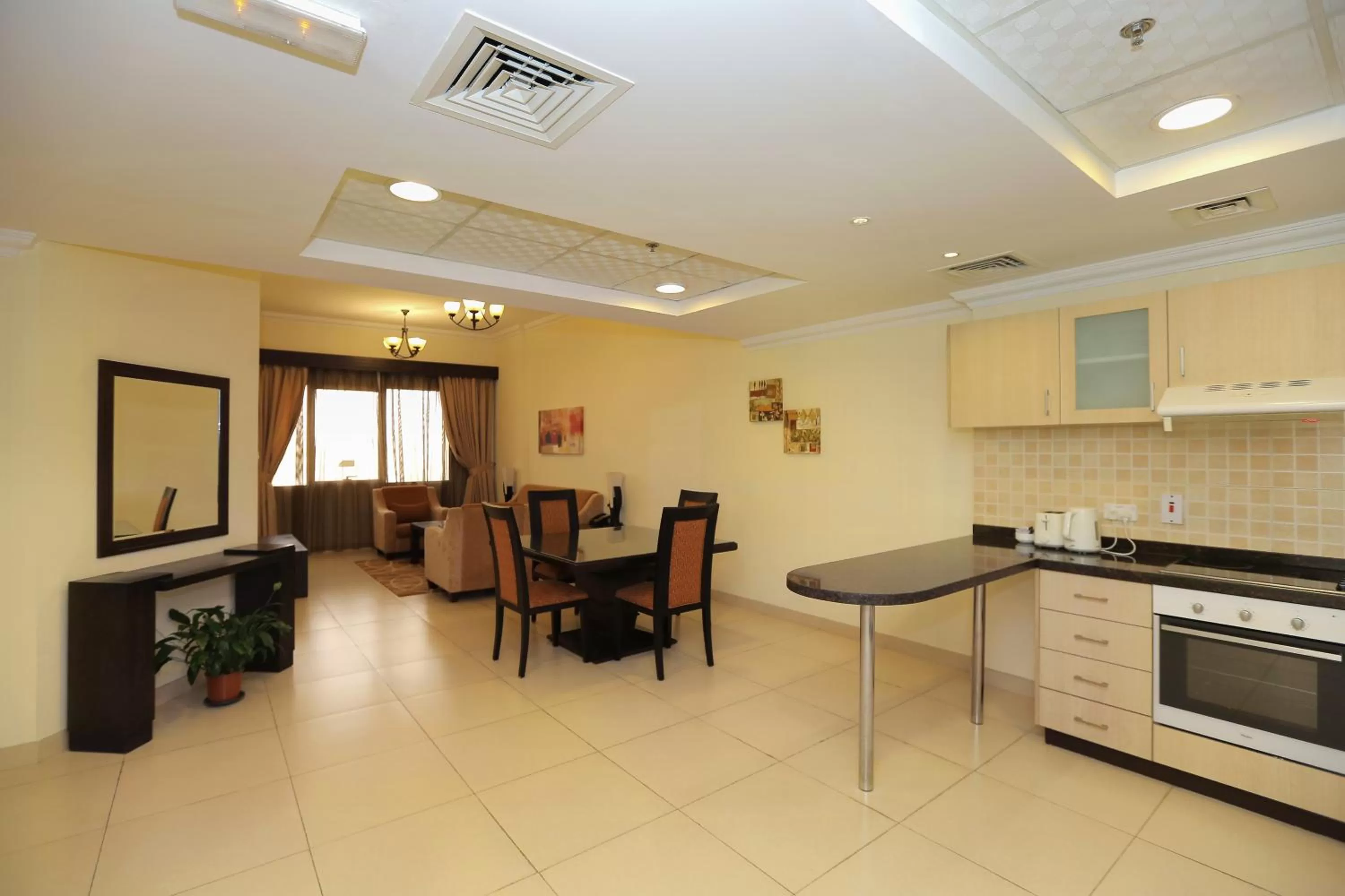 Kitchen or kitchenette in Ivory Grand Hotel Apartments