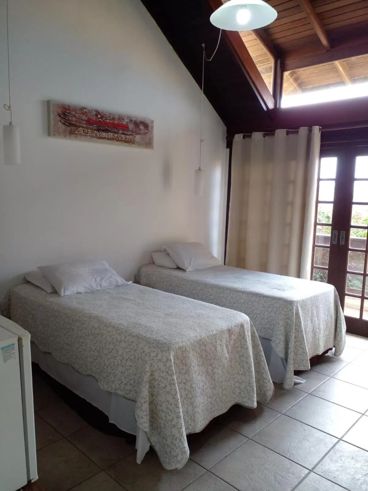 Bed in Pousada Bangalôs Da Mole - Florianópolis