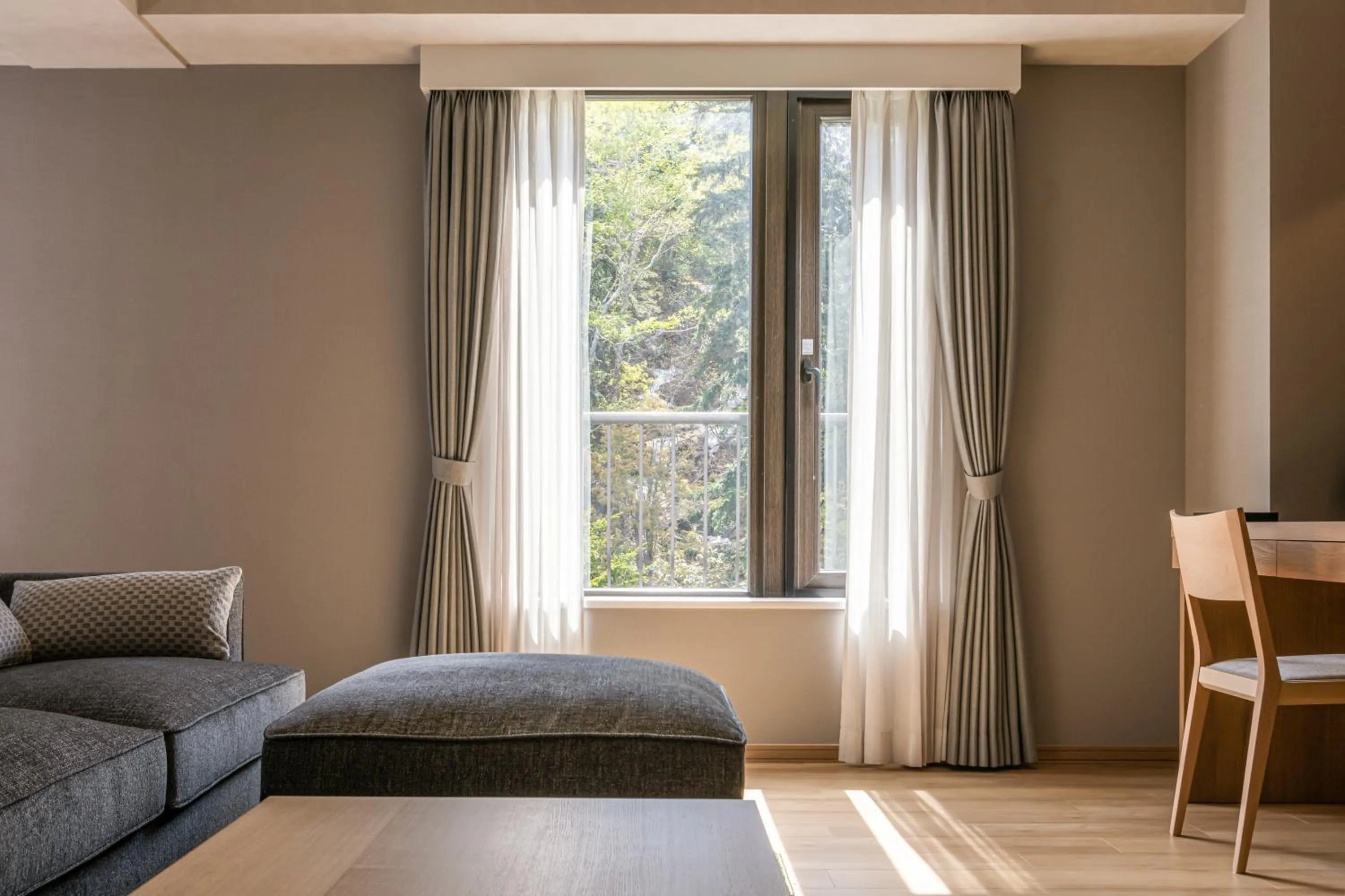 Living room in Higashikawa Asahidake Onsen Hotel Bear Monte