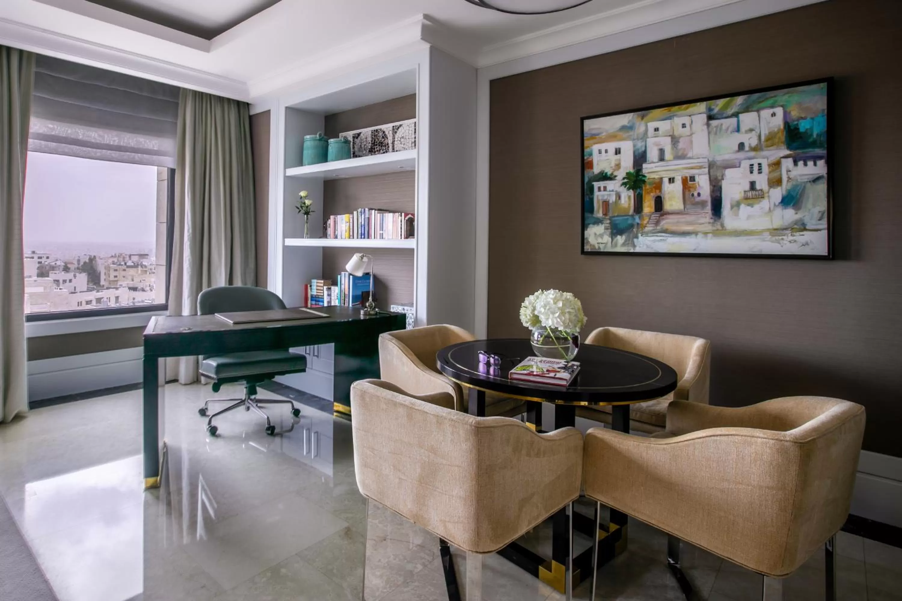 Seating area in Fairmont Amman