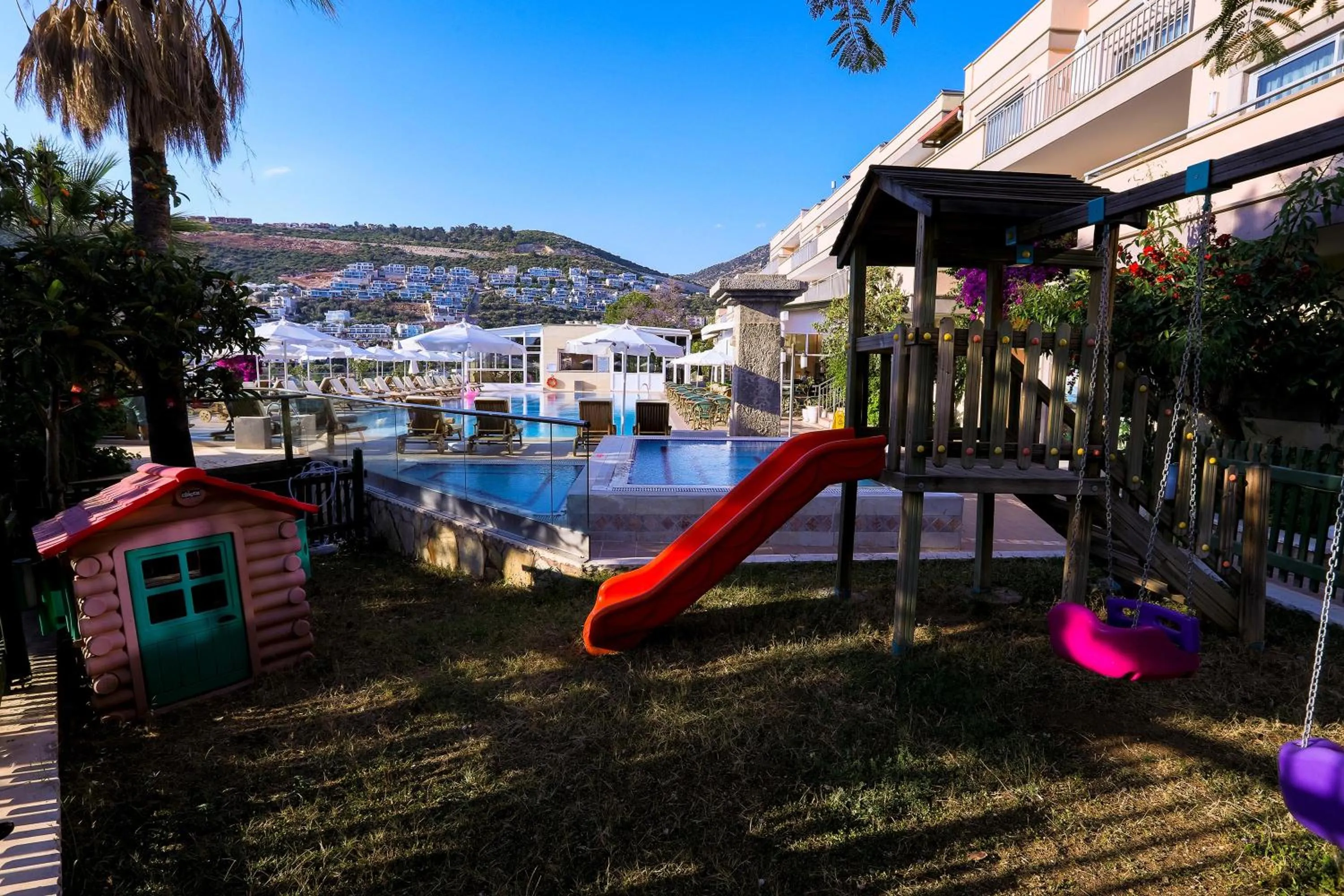 Children play ground in Happy Hotel Kalkan