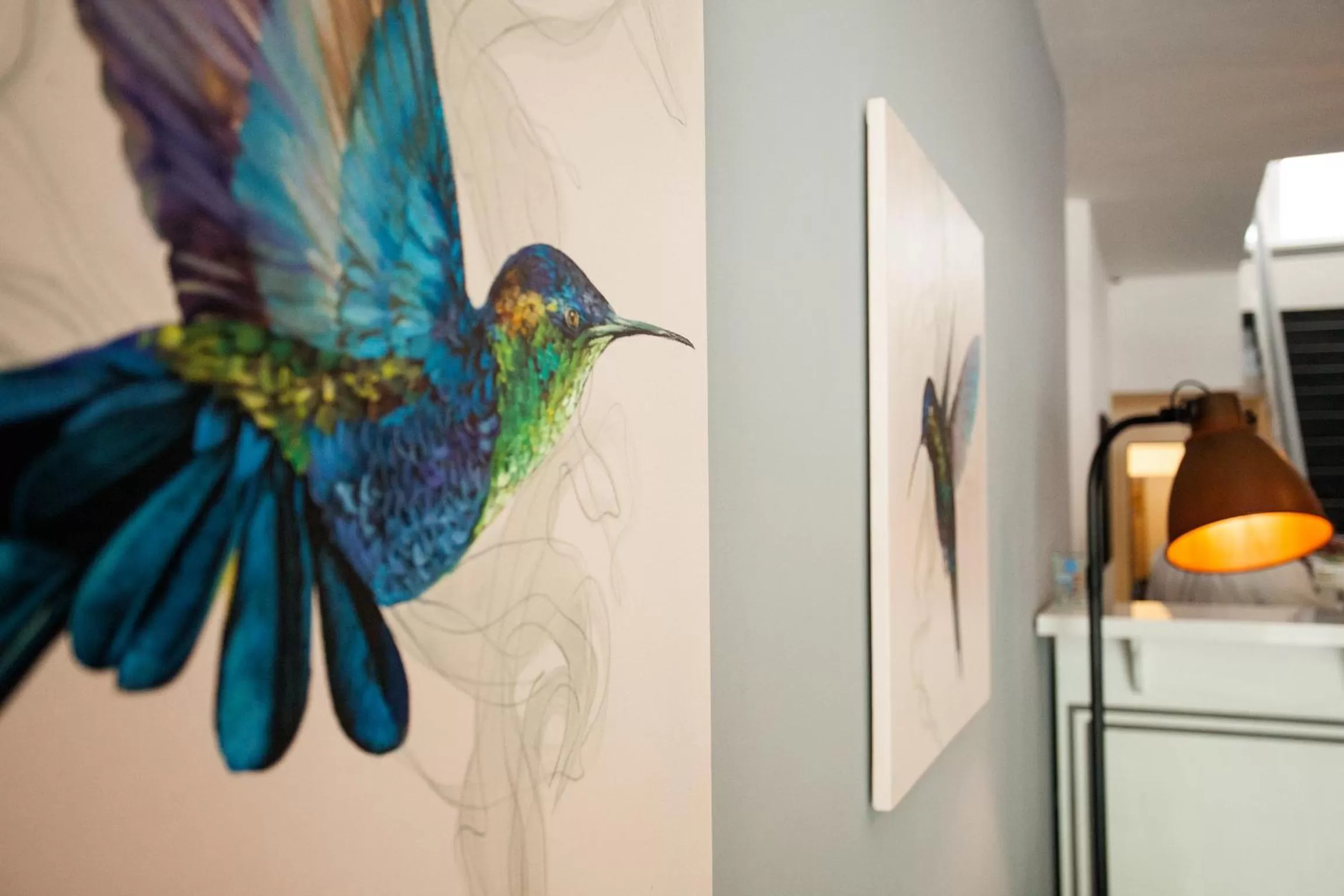 Decorative detail in Hotel West