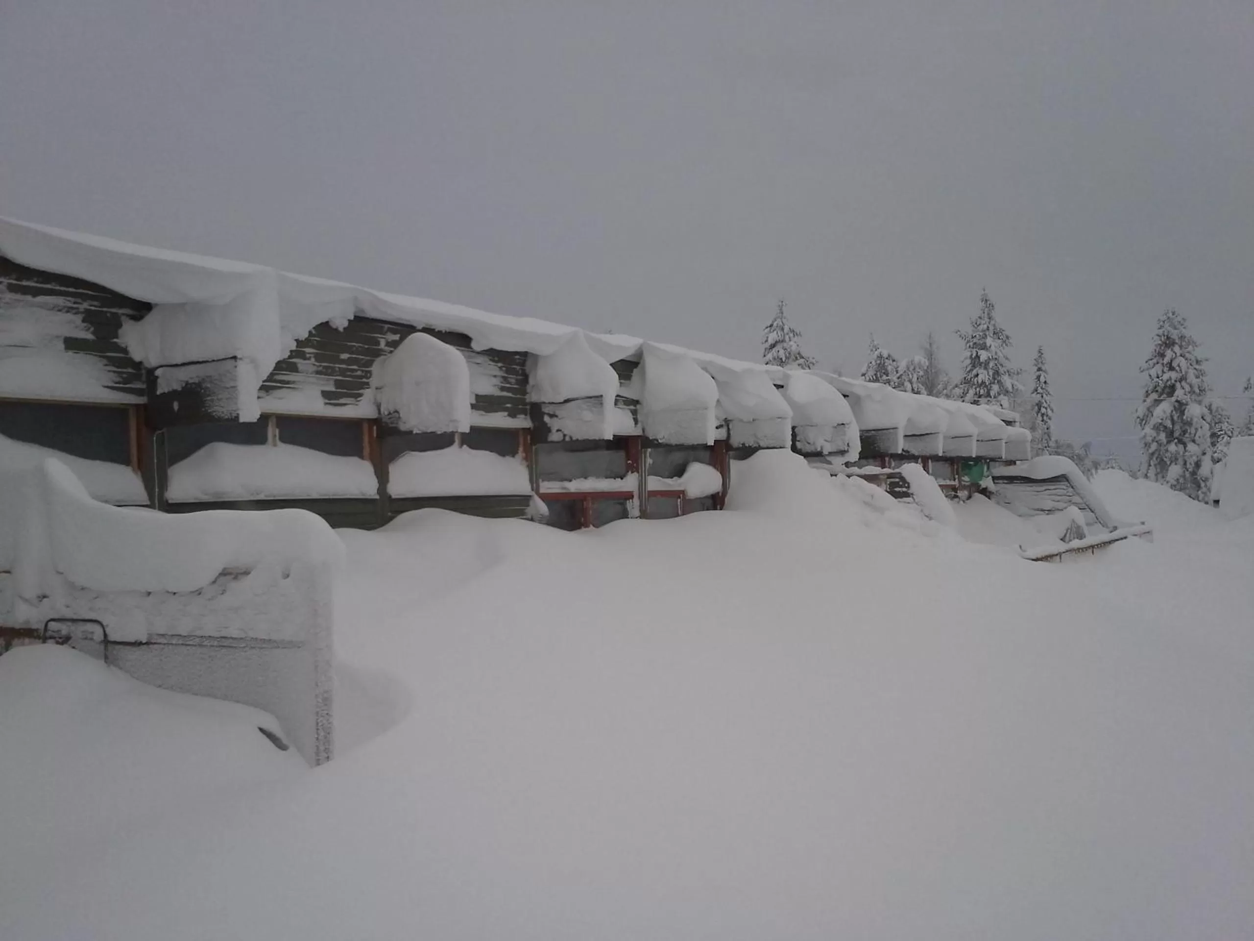 Winter in Karemajat Panorama hotel