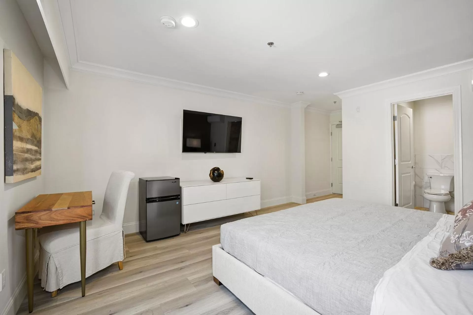 Bed in Hotel Huntington