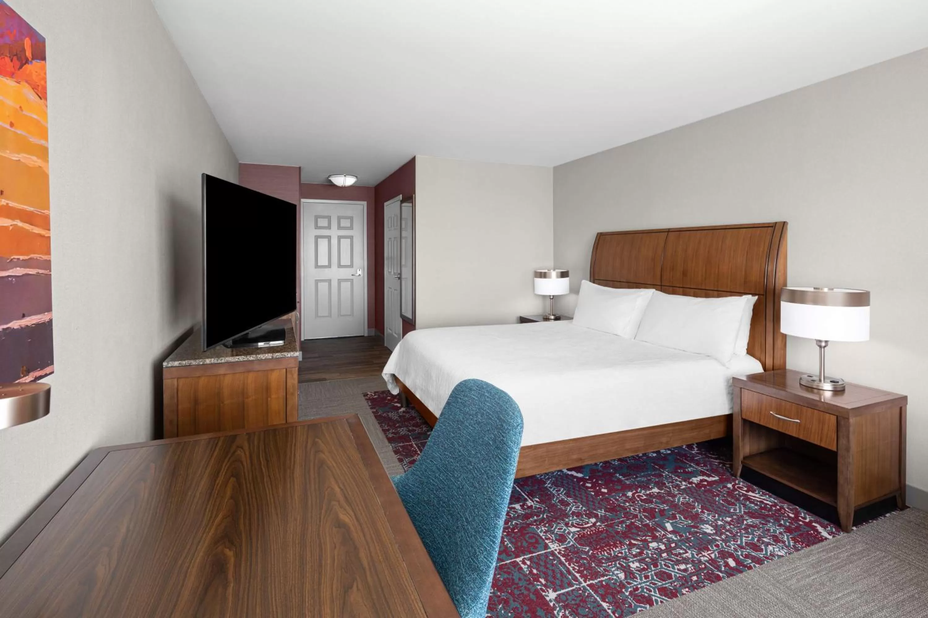 Bedroom, Bed in Hilton Garden Inn - Salt Lake City Airport