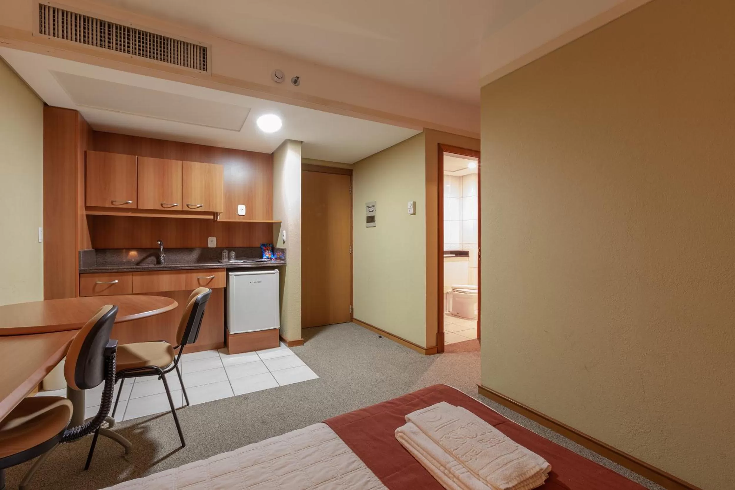 Kitchen or kitchenette in Tri Hotel Executive Caxias