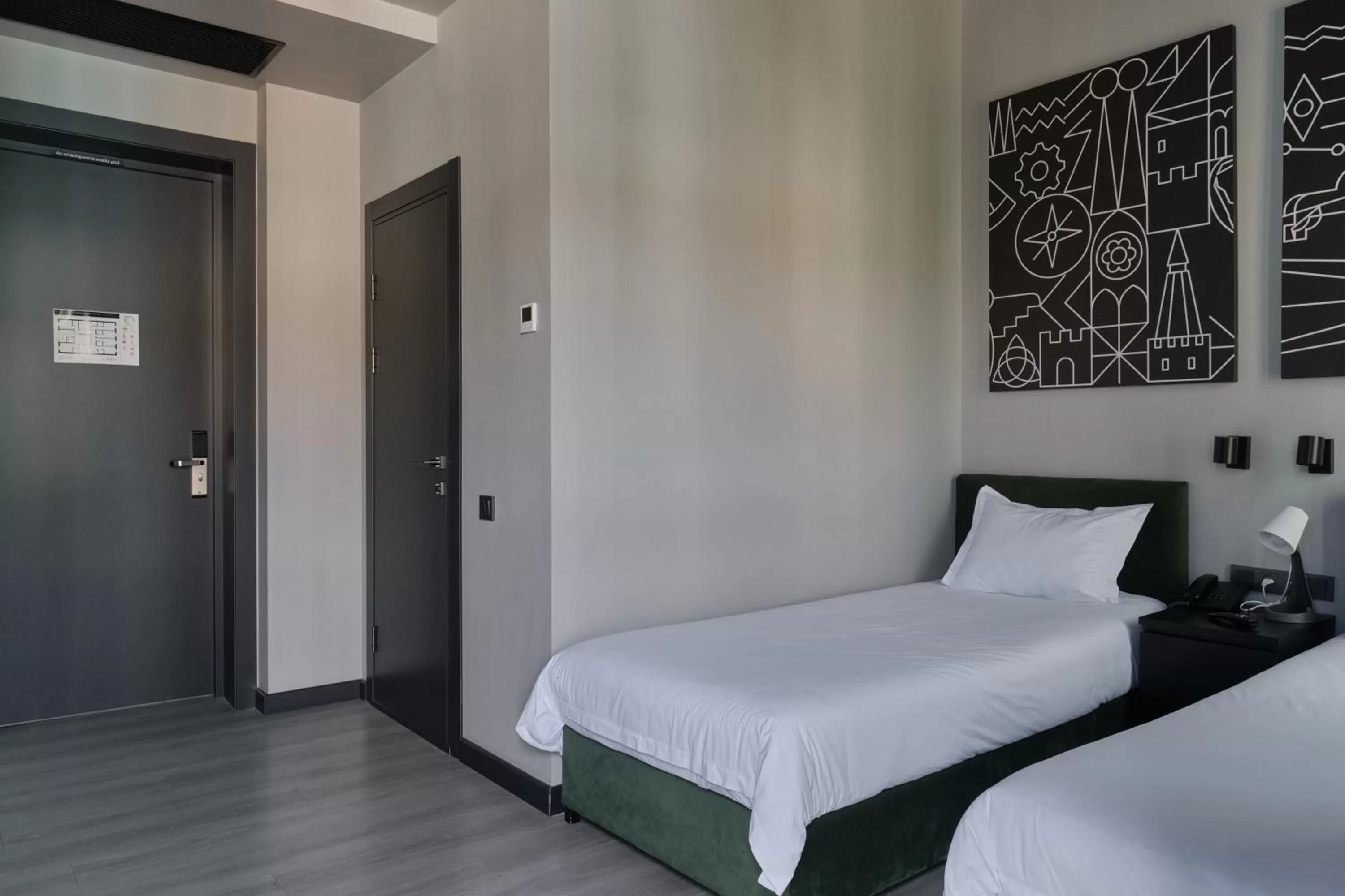 Bedroom, Bed in Sapiens Hotel