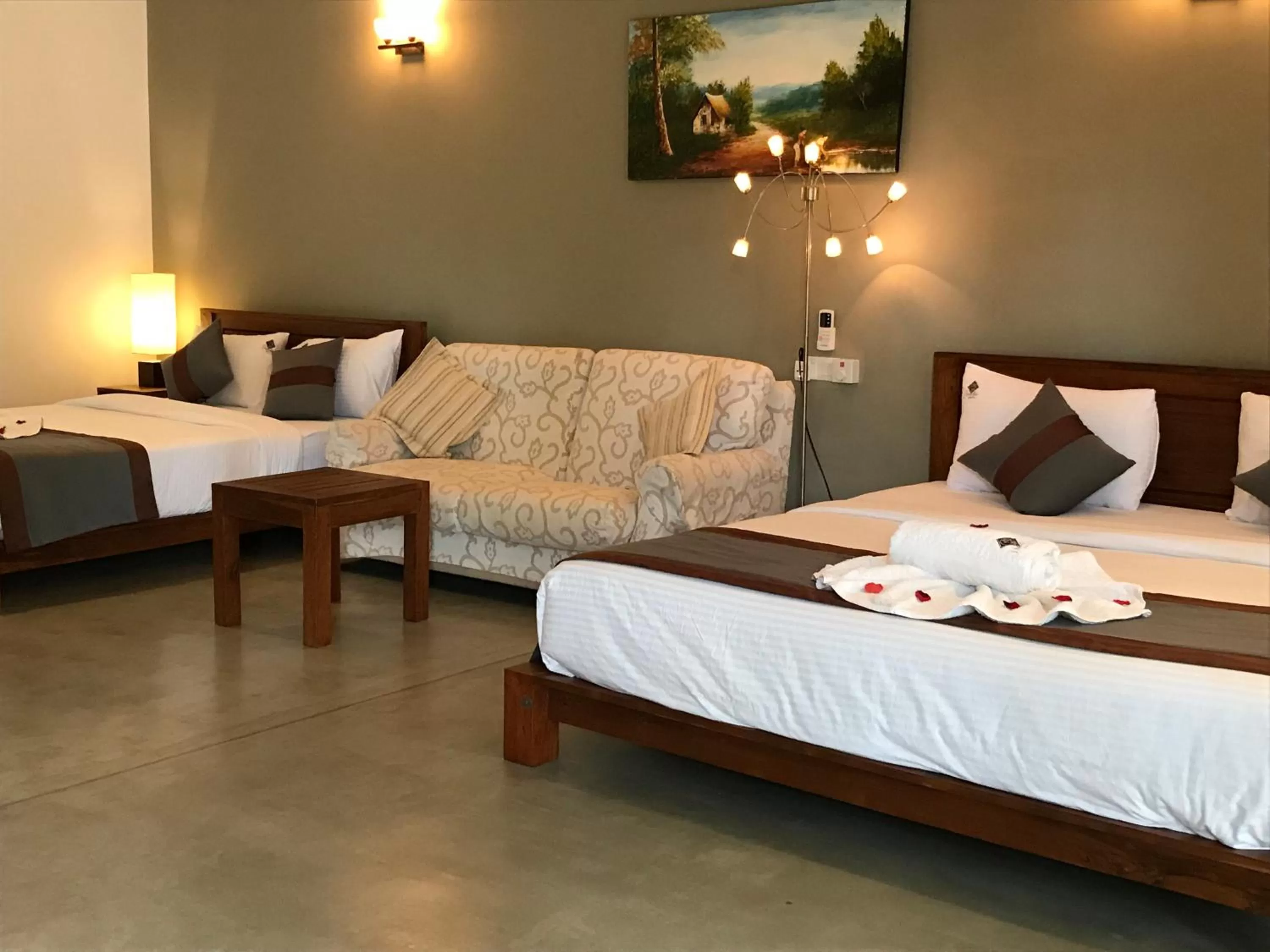 Bed in Hotel Heladiv