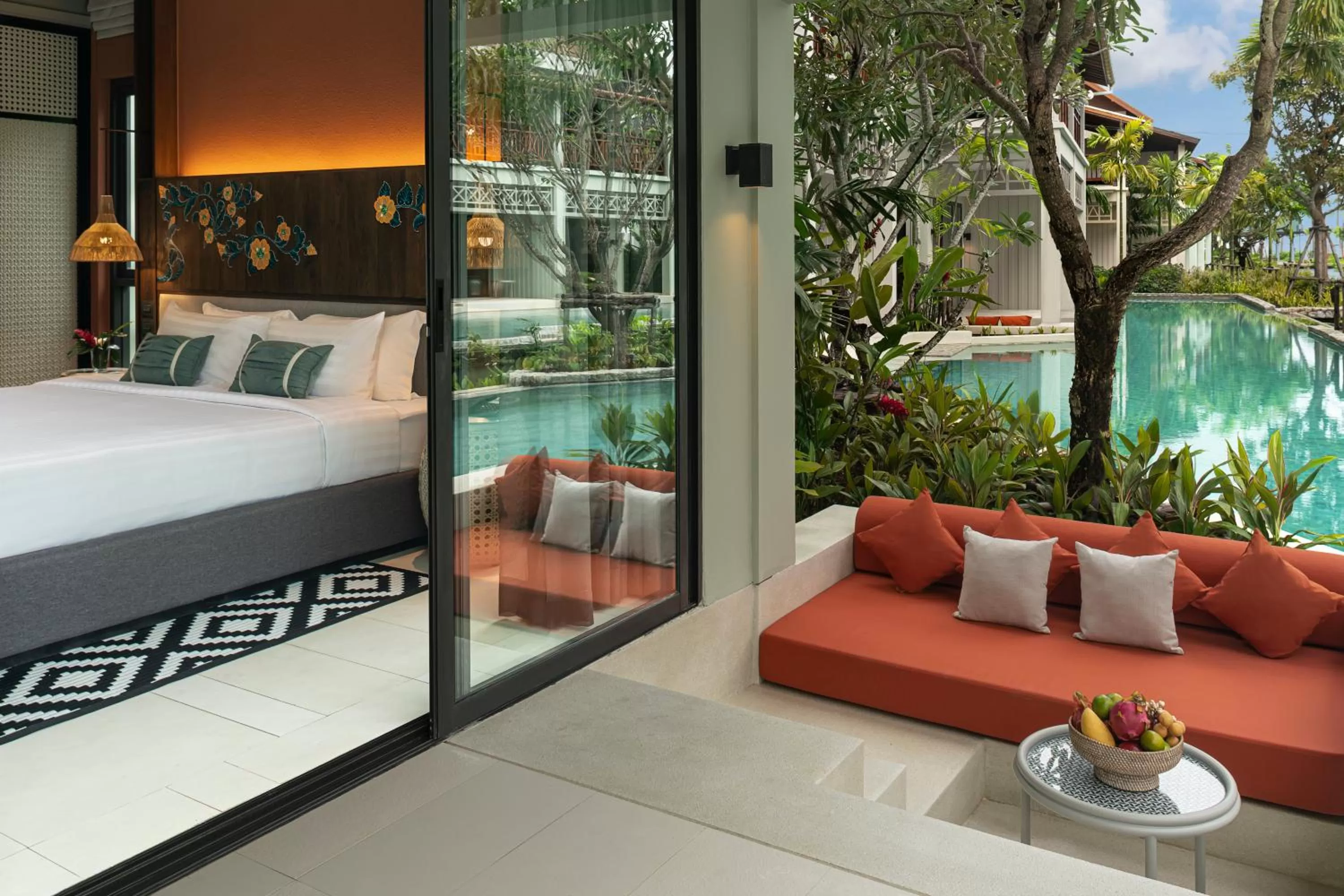Balcony/Terrace, Bed in Grand Mercure Khao Lak Bangsak