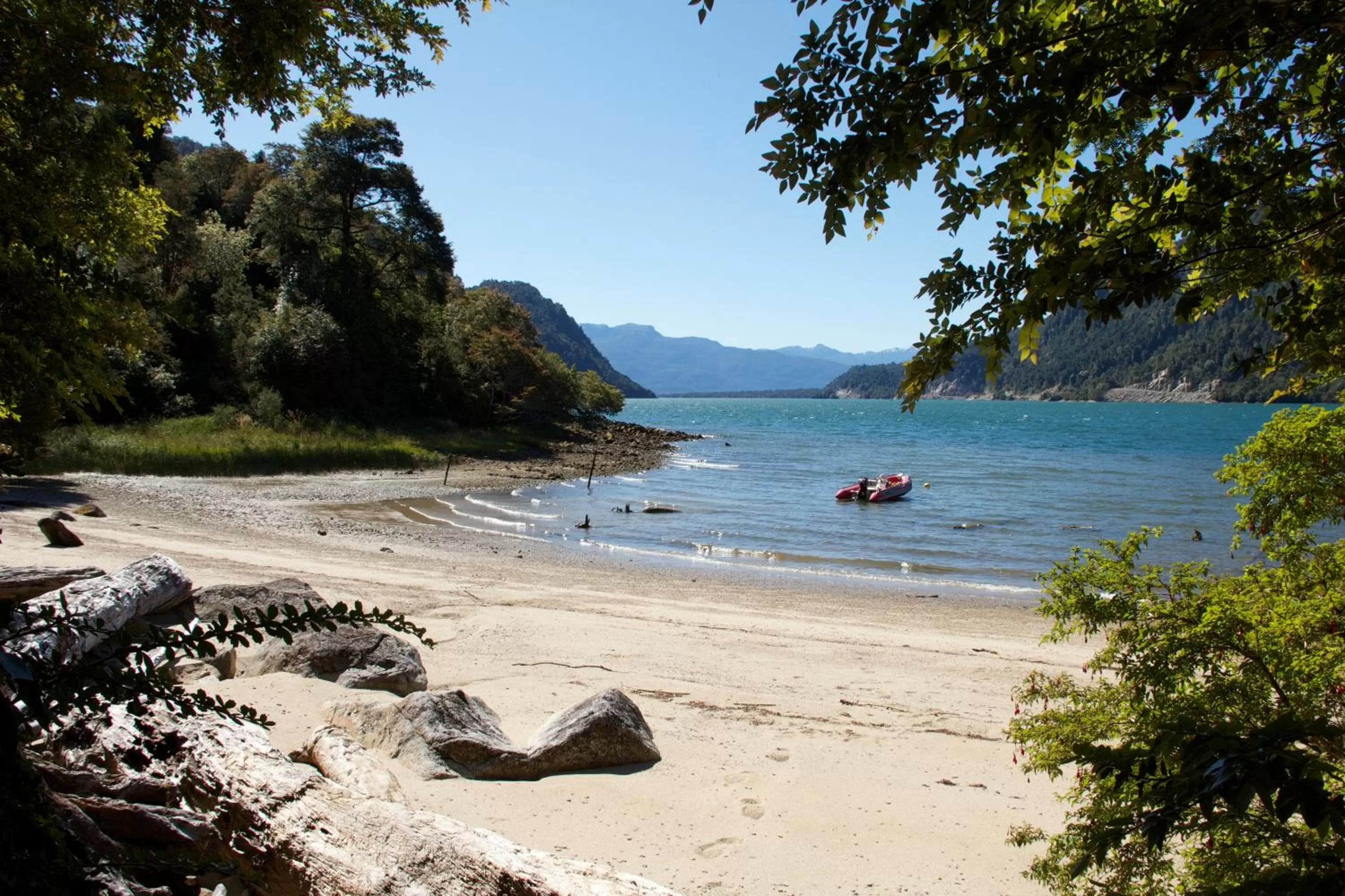 Beach in Posada Queulat