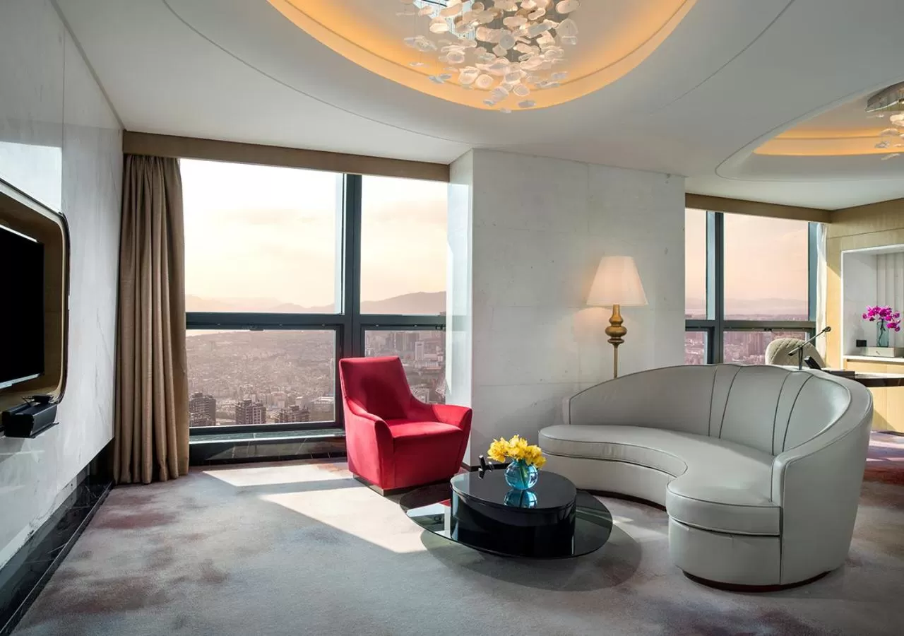 Seating area in Sofitel Kunming