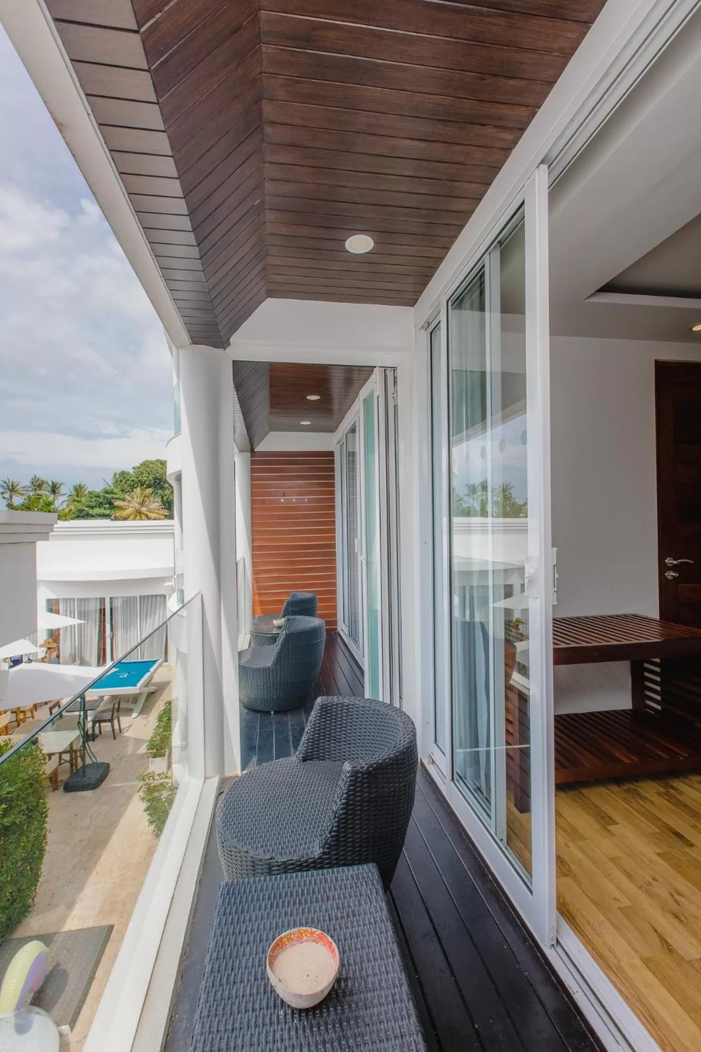 Balcony/Terrace in The Privilege Hotel Ezra Beach Club