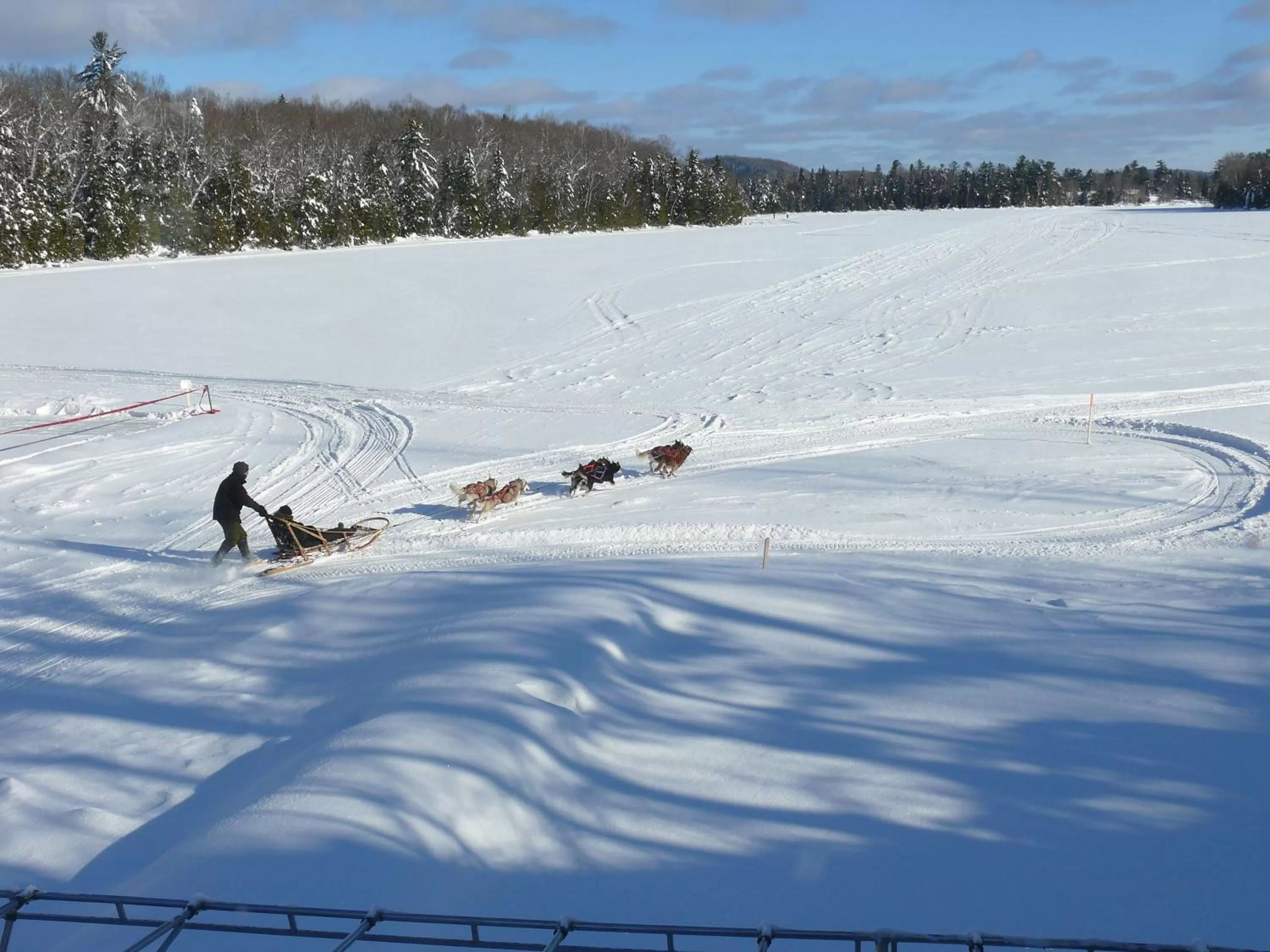 Natural landscape in Auberge du Lac Morency