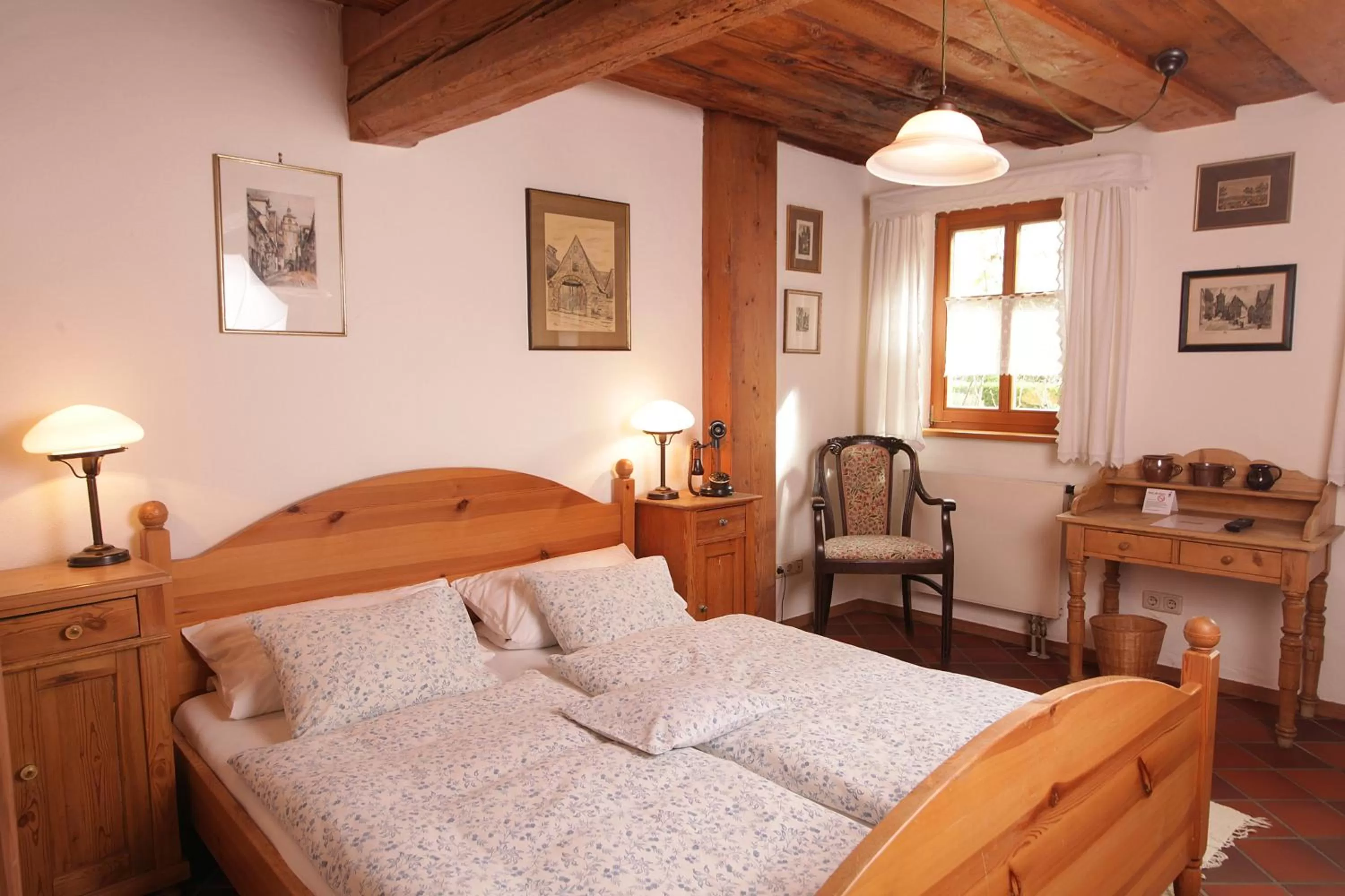 Bed in Hotel und Gasthof Ritter St. Georg