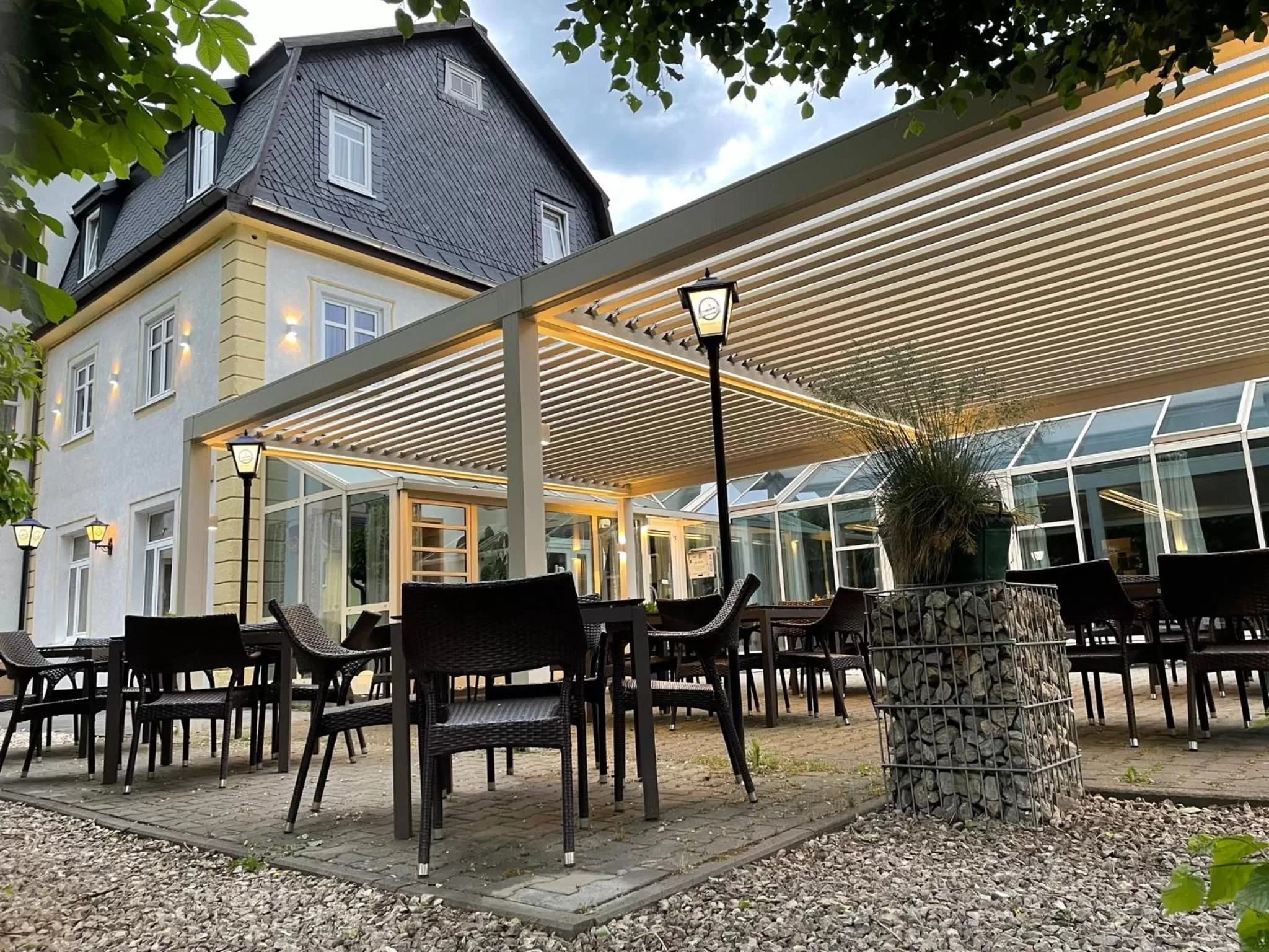 Balcony/Terrace, Restaurant/Places to Eat in Hotel-Gasthof Hüttensteinach