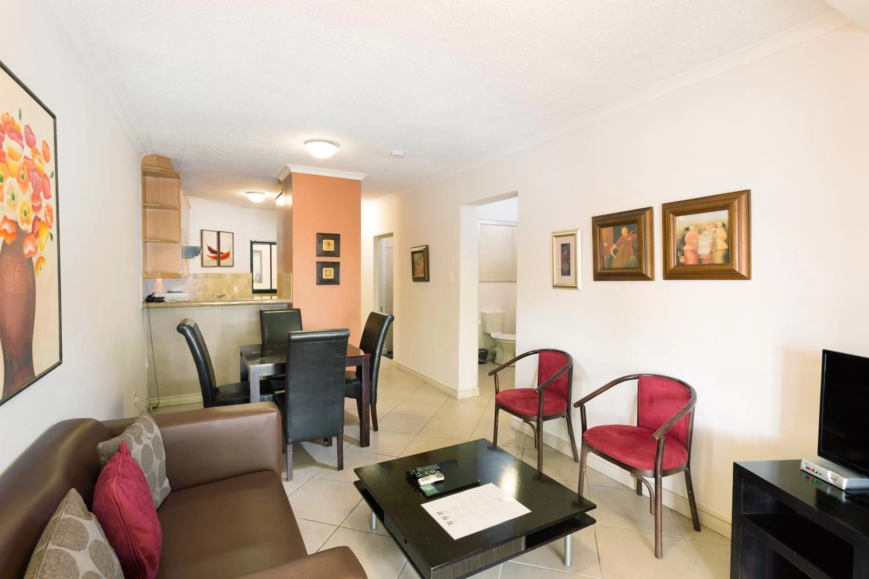 Living room in The Stellenbosch Hotel