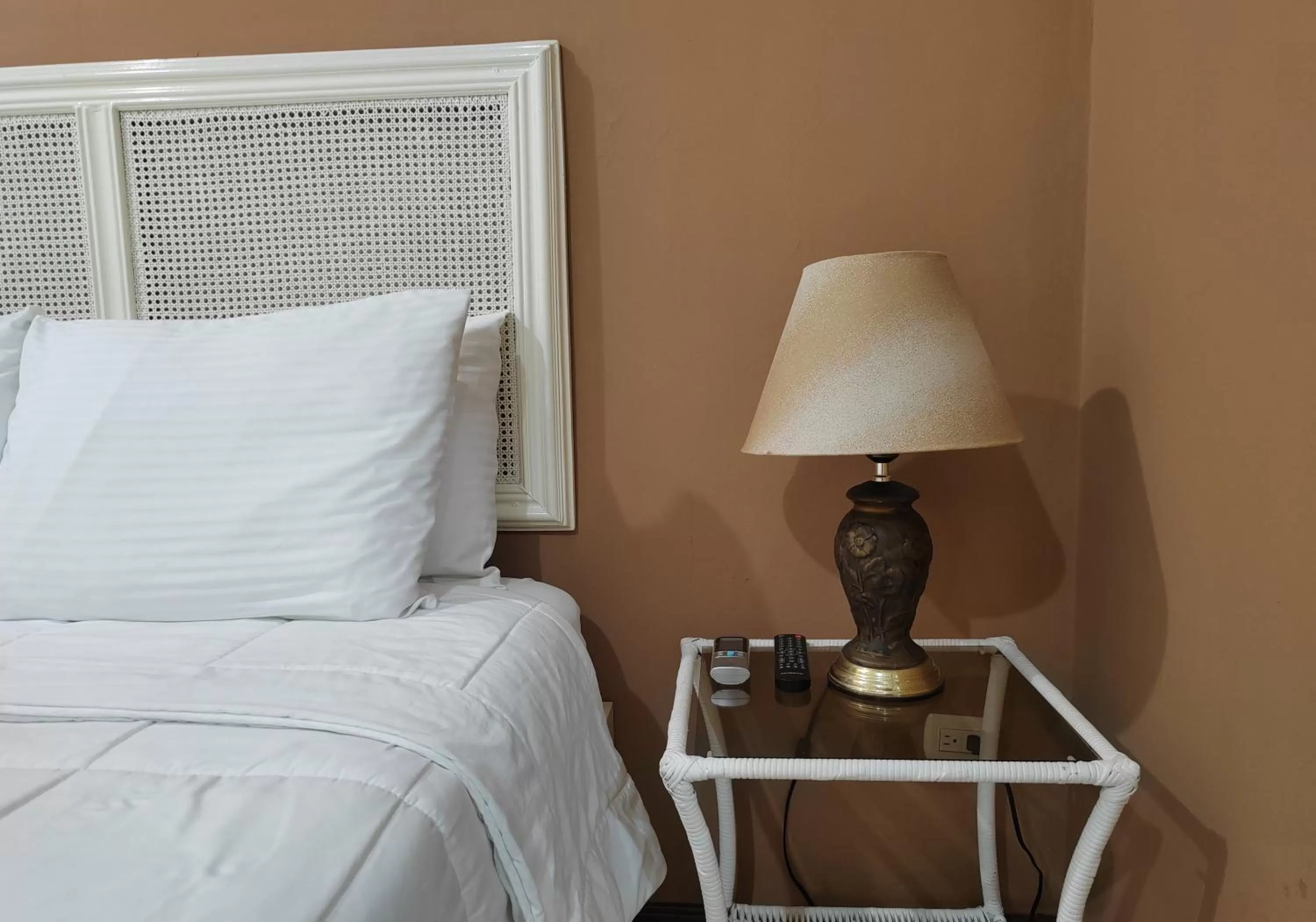 Bed in Hotel Bamboo Aeropuerto