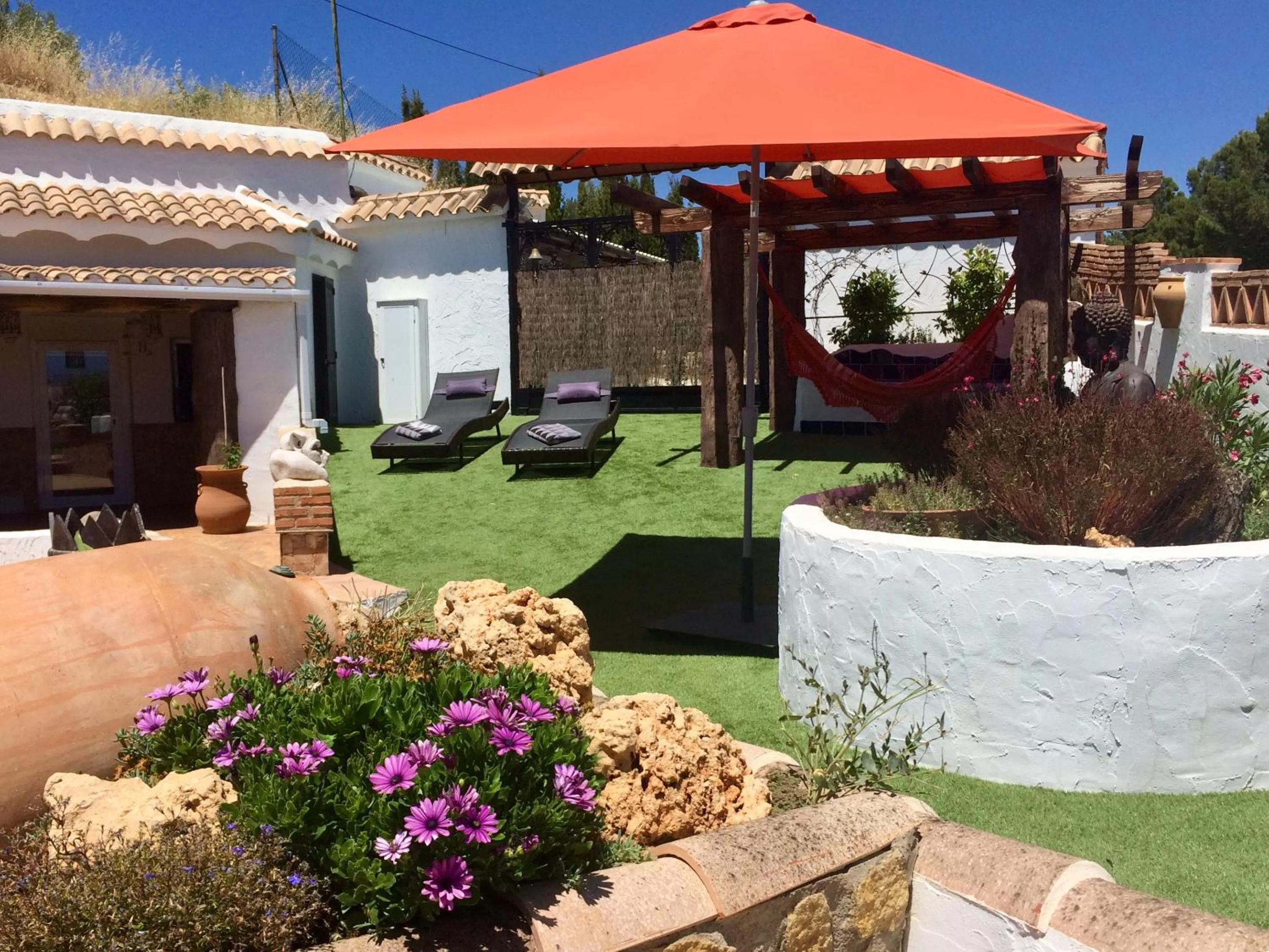 Garden in Cueva Romana, Adults Only Cave House