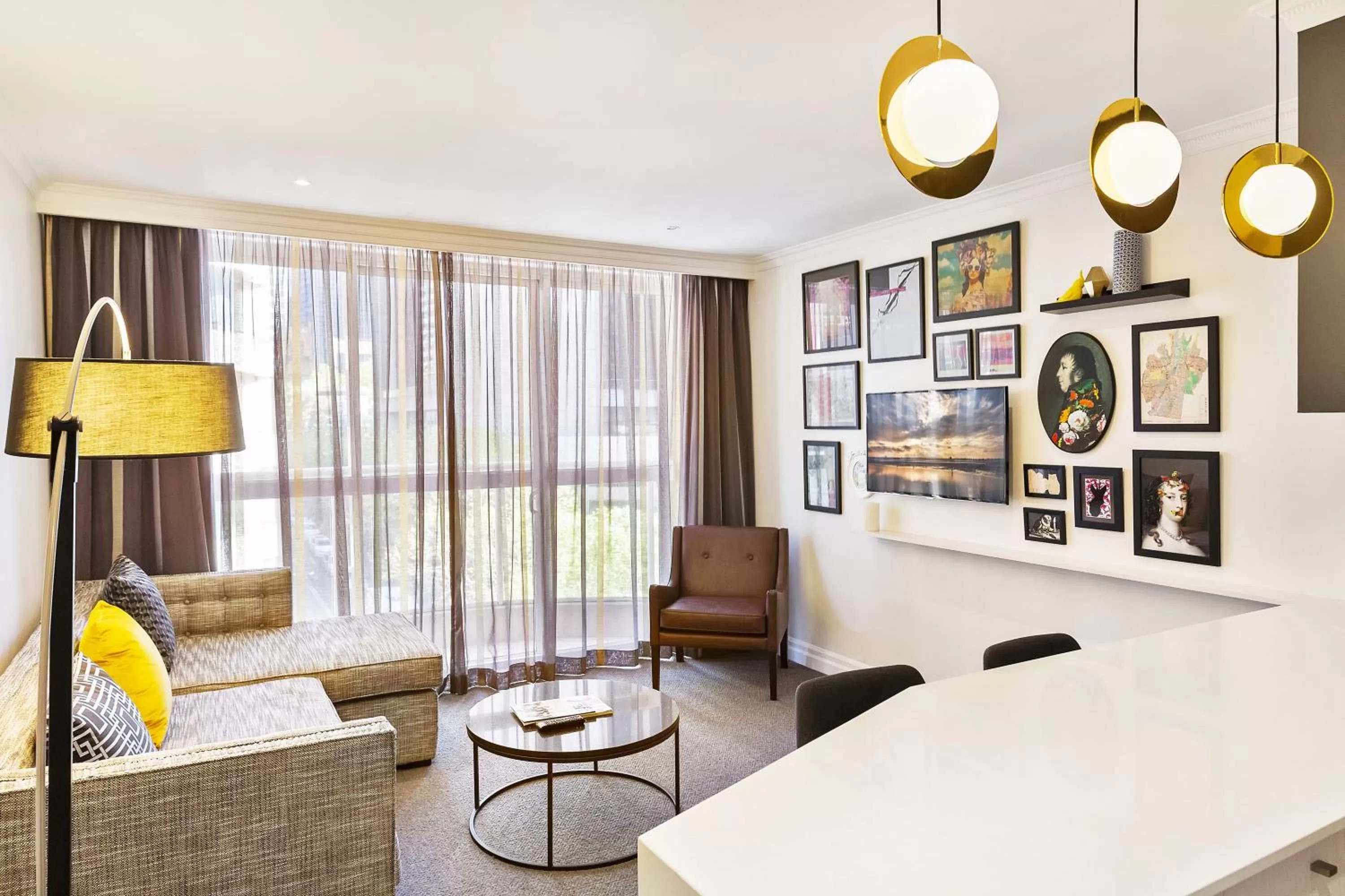 Living room in Mantra 2 Bond Street