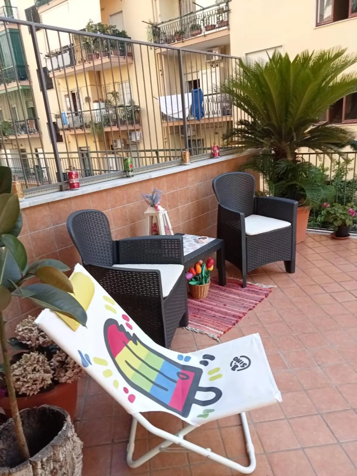 Balcony/Terrace in La Terrazza di Monica & Teresa