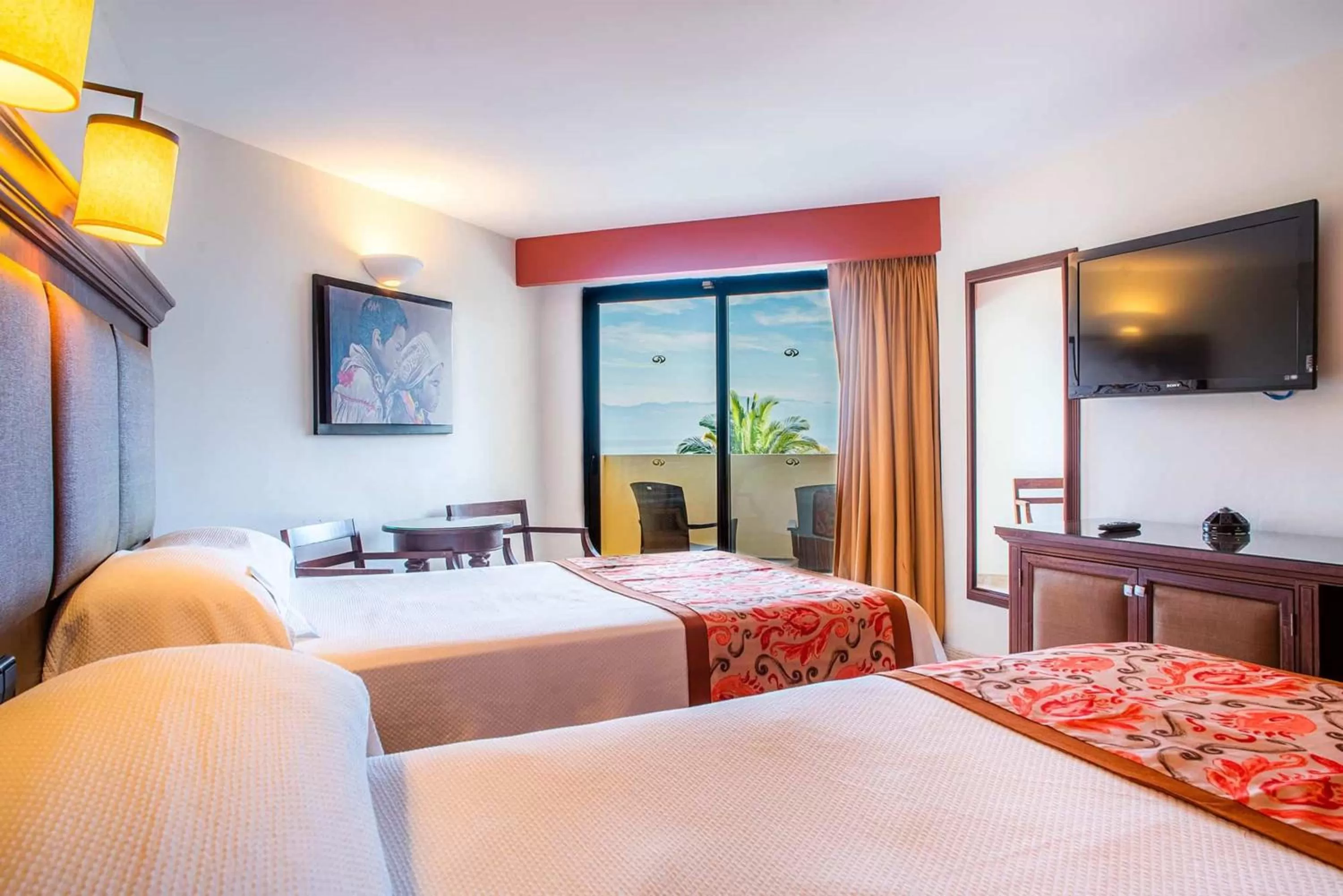 View (from property/room), Bed in Grand Palladium Vallarta Resort & Spa - All Inclusive
