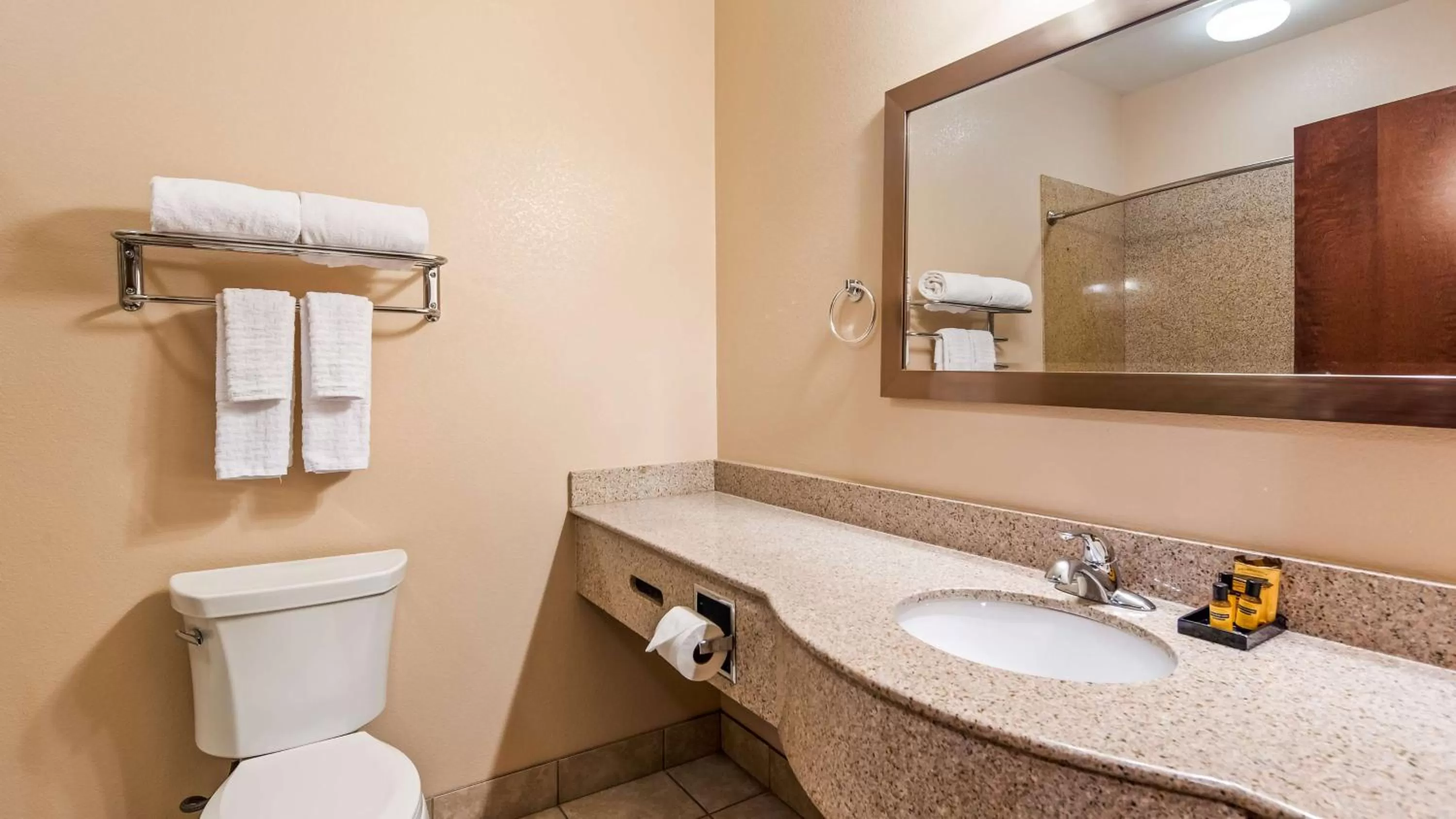 Toilet in Best Western Plus Seminole Hotel & Suites
