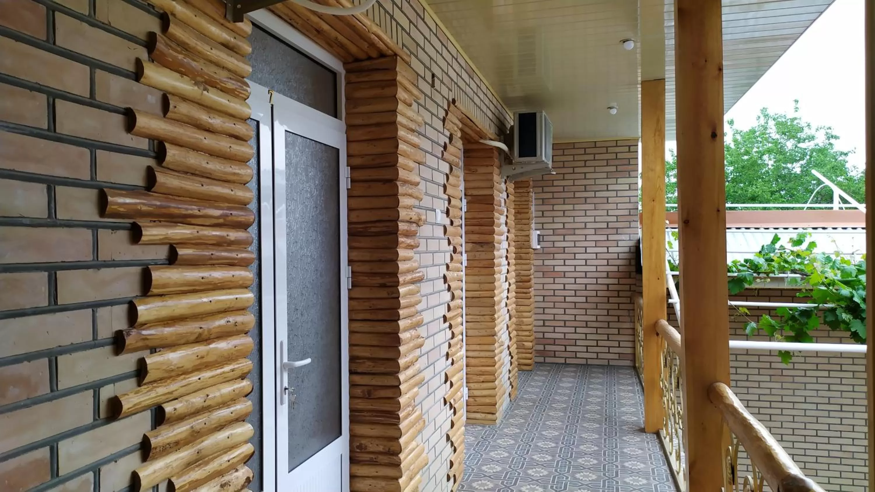 Balcony/Terrace in Alisher B&B Chorbog'